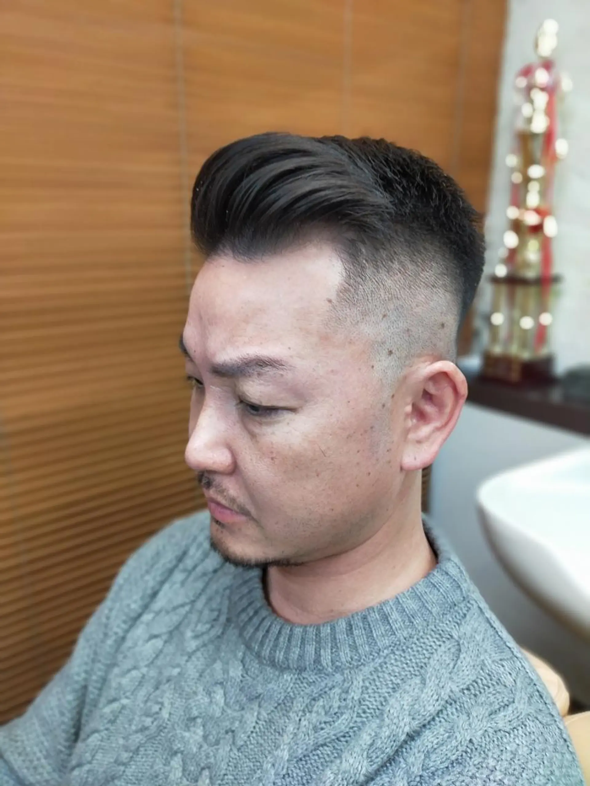 ショート 男を磨く Barber オオキのヘアスタイル