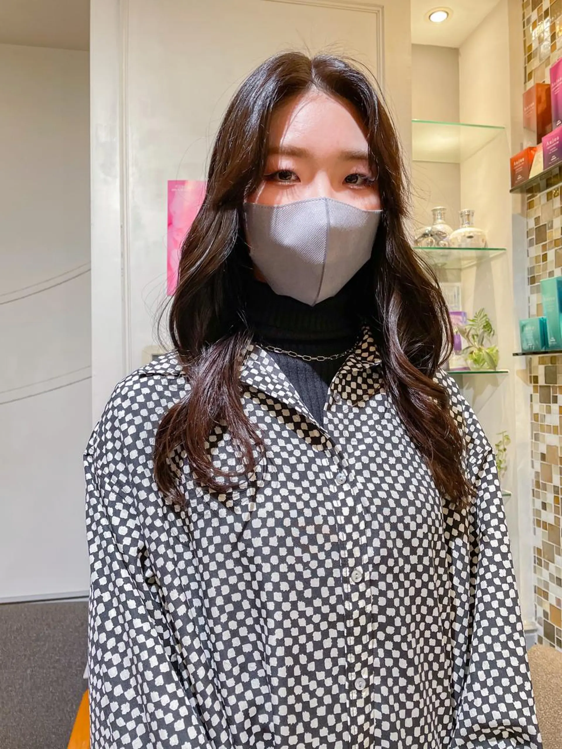 ロング カラー ボブ ブリーチ/miinaのヘアスタイル