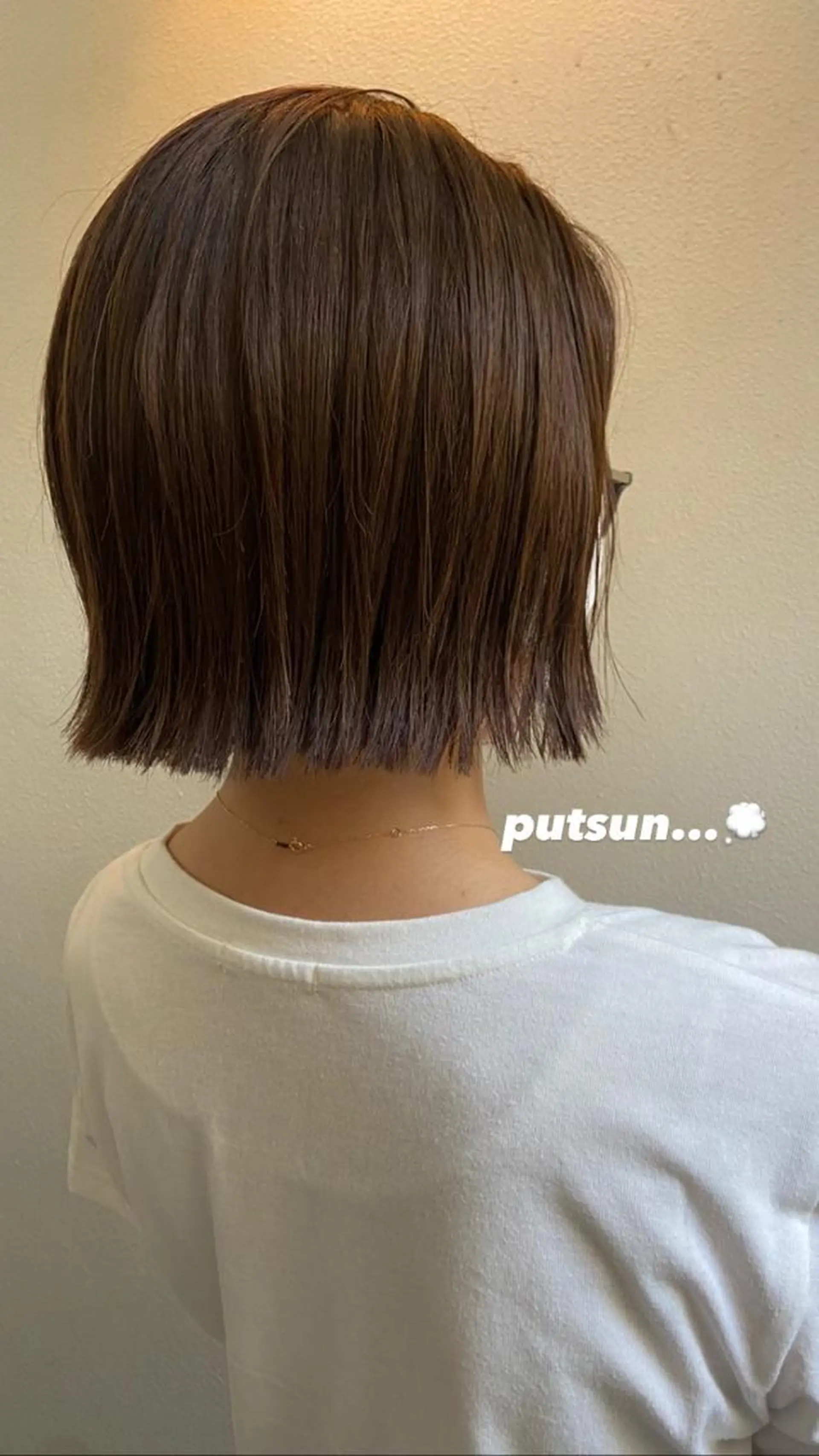 ミディアム カット ヘッドスパ ボブ/透明感カラー 🧸YUI❤️のヘアスタイル