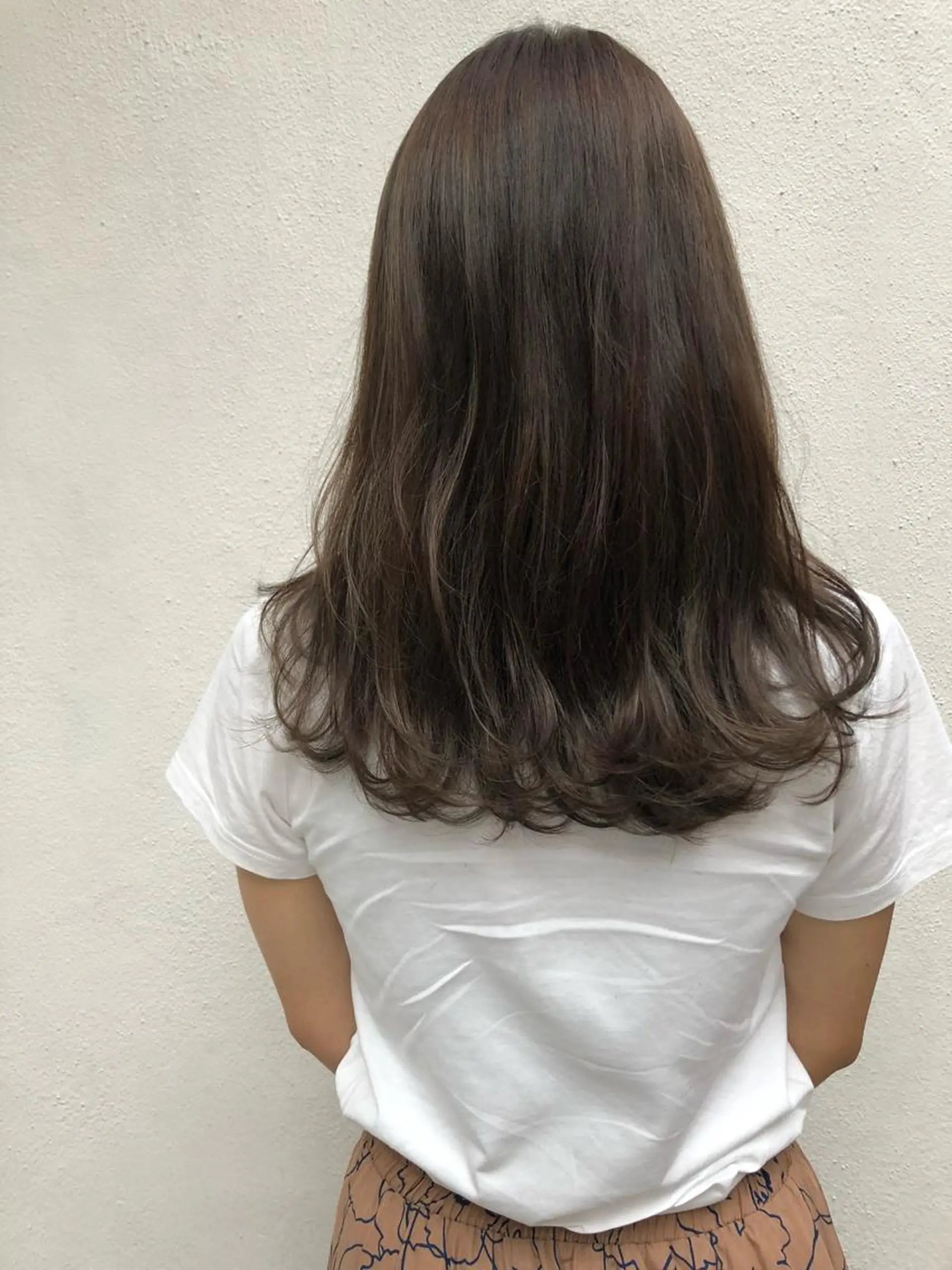 セミロング カラー SALOWIN三軒茶屋店所属・髪質改善/艶髪 やまなかのヘアスタイル