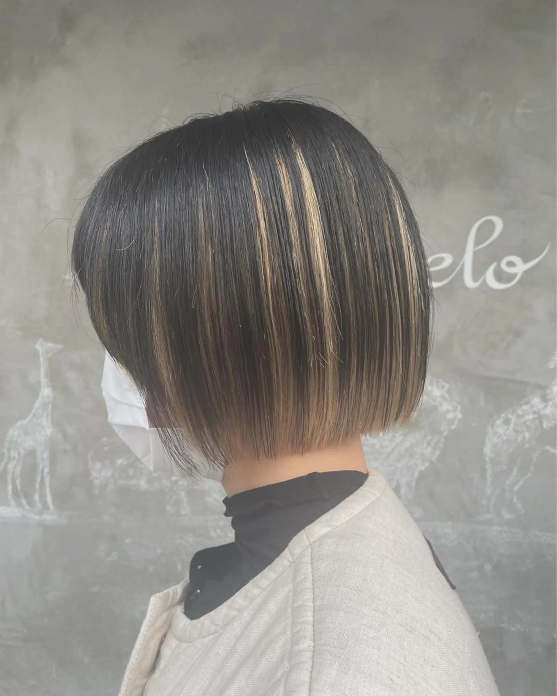 ショート 切りっぱなしボブ ボブ mu-kichi 吉祥寺所属・飯塚 七海のヘアスタイル