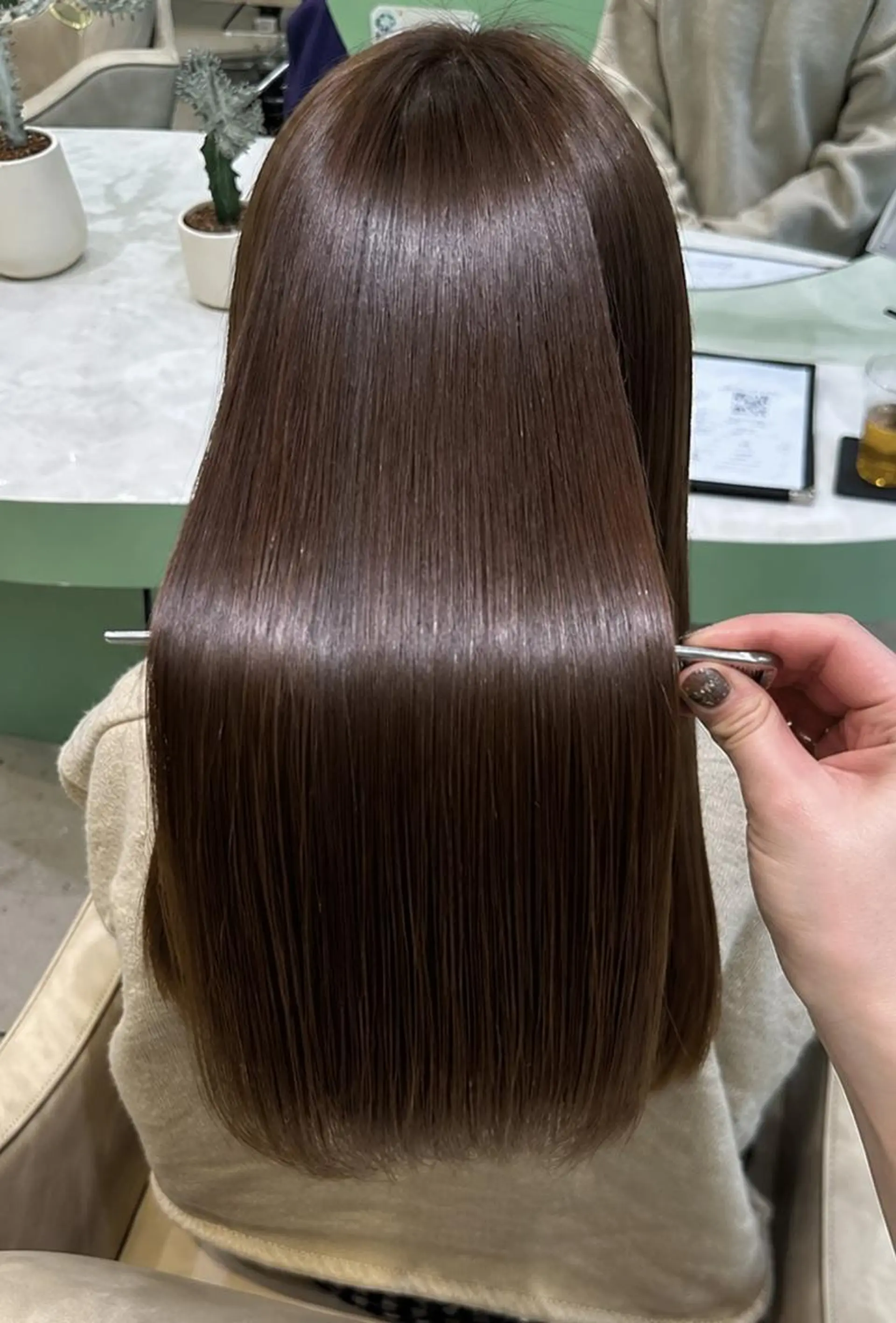 ロング レイヤー×顔周り/ 髪質改善/川上京香のヘアスタイル