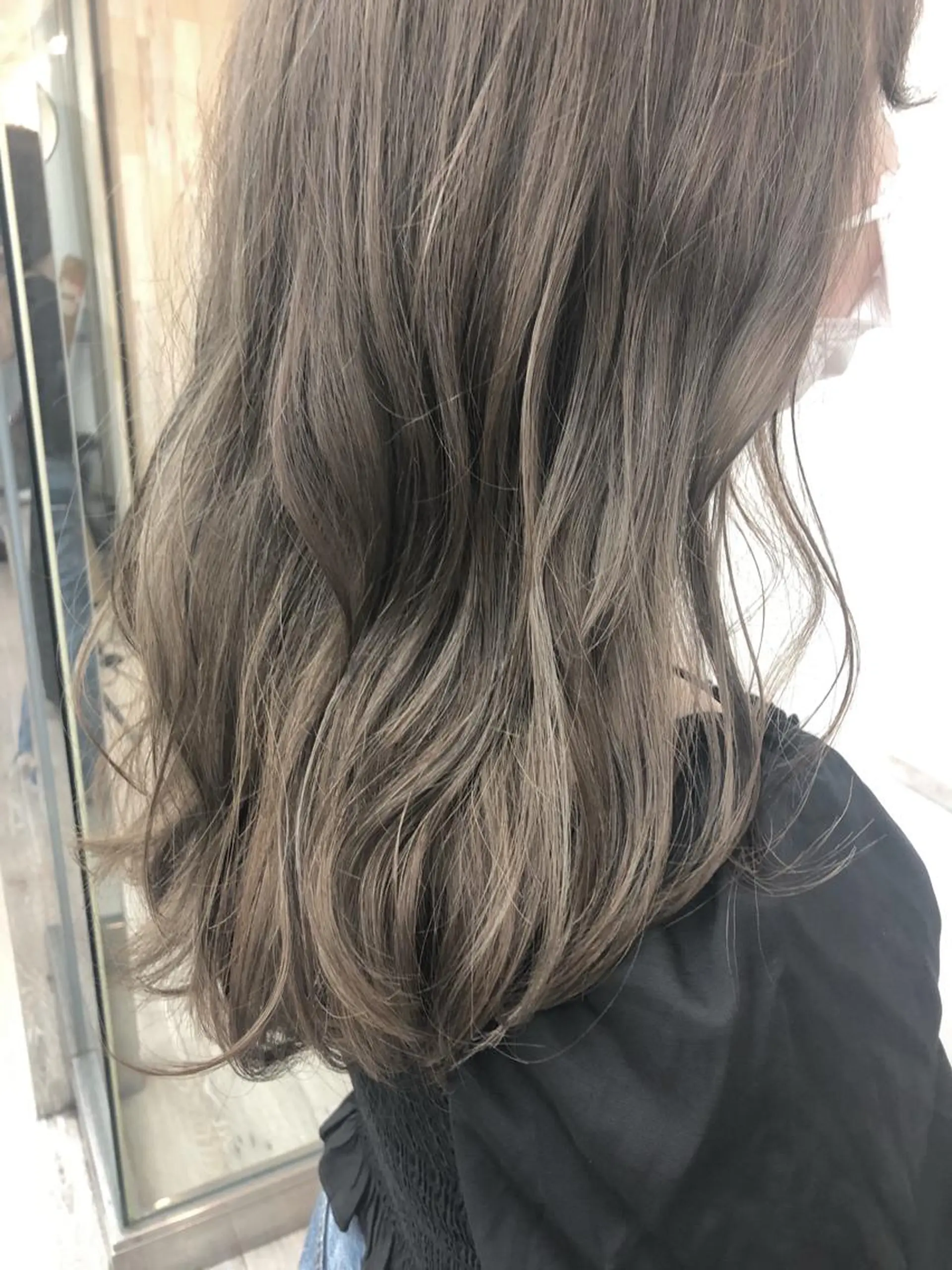 ロング カラー 前髪顔周り✂️店長 ❤️アマミヤ❤️のヘアスタイル