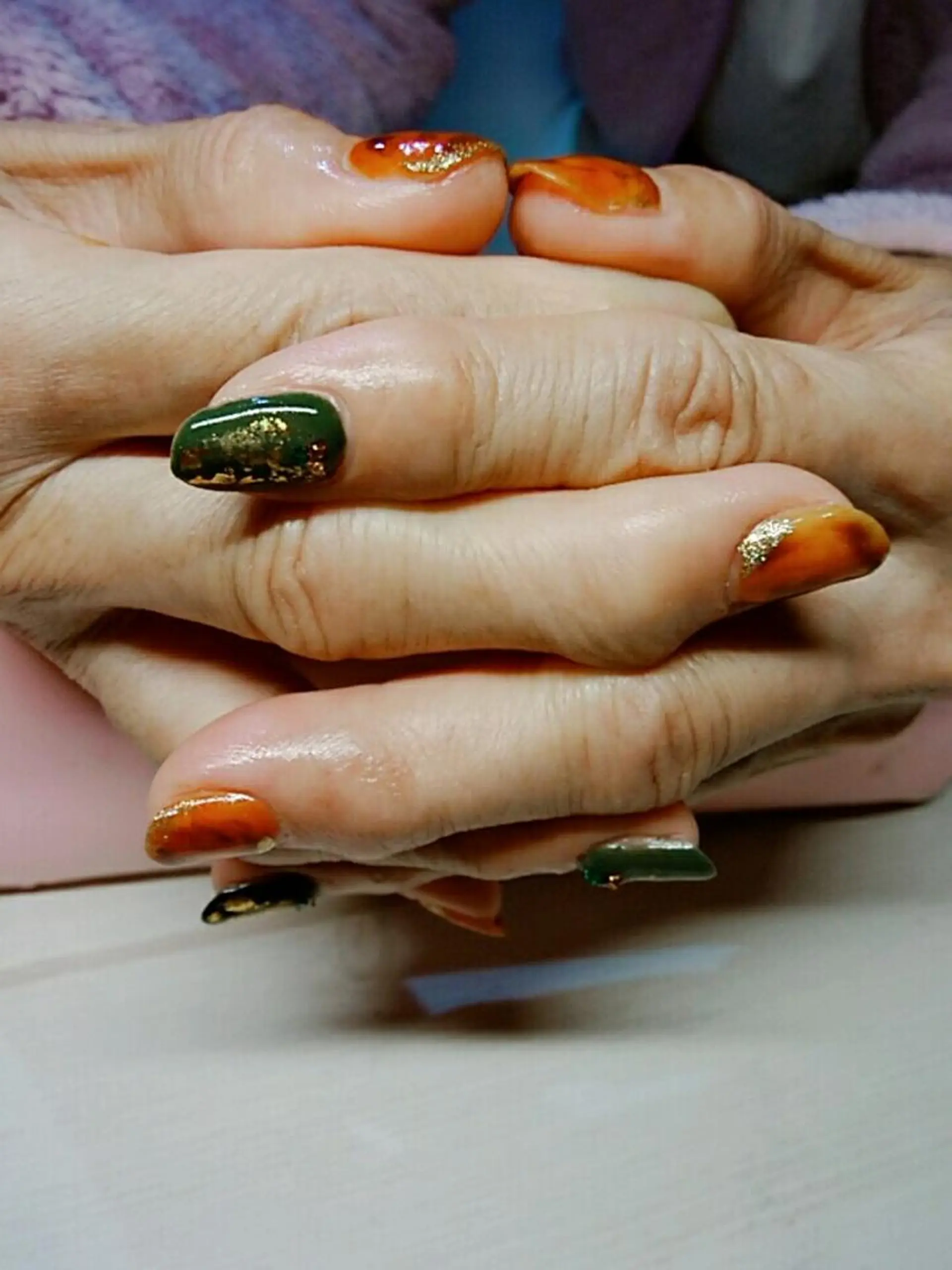 ネイル べっ甲ネイル ネイリスト AIKOのネイルデザイン