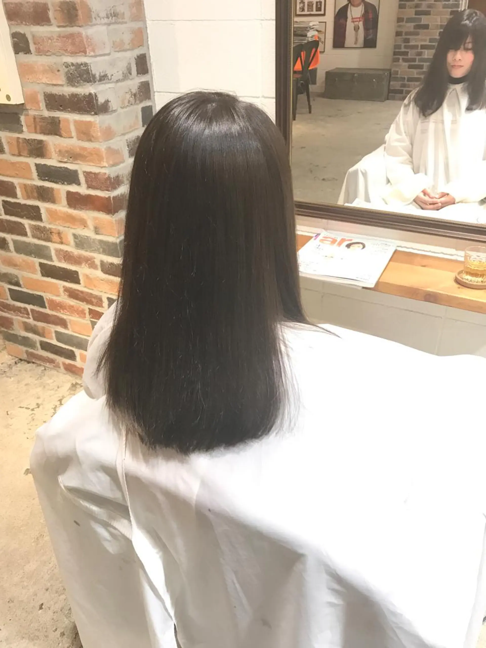 セミロング カラー パーマ ヘアアレンジ メンズ メンズブリーチ ブリーチ 透明感カラー グレージュ ブリーチなしカラー Forest. -髪質改善-のヘアスタイル
