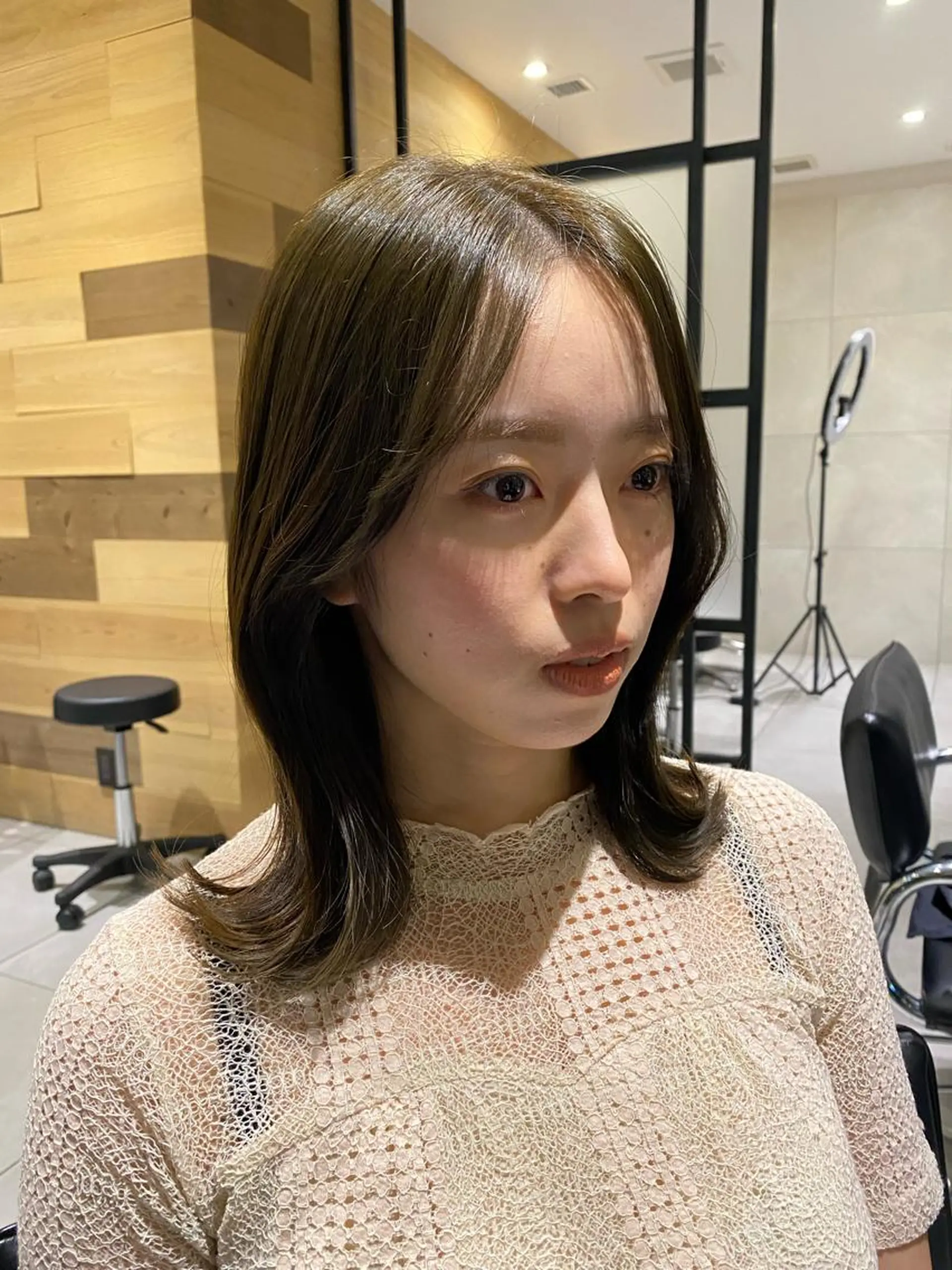 セミロング 梅田美容室 SPADICユヅキ♠のヘアスタイル