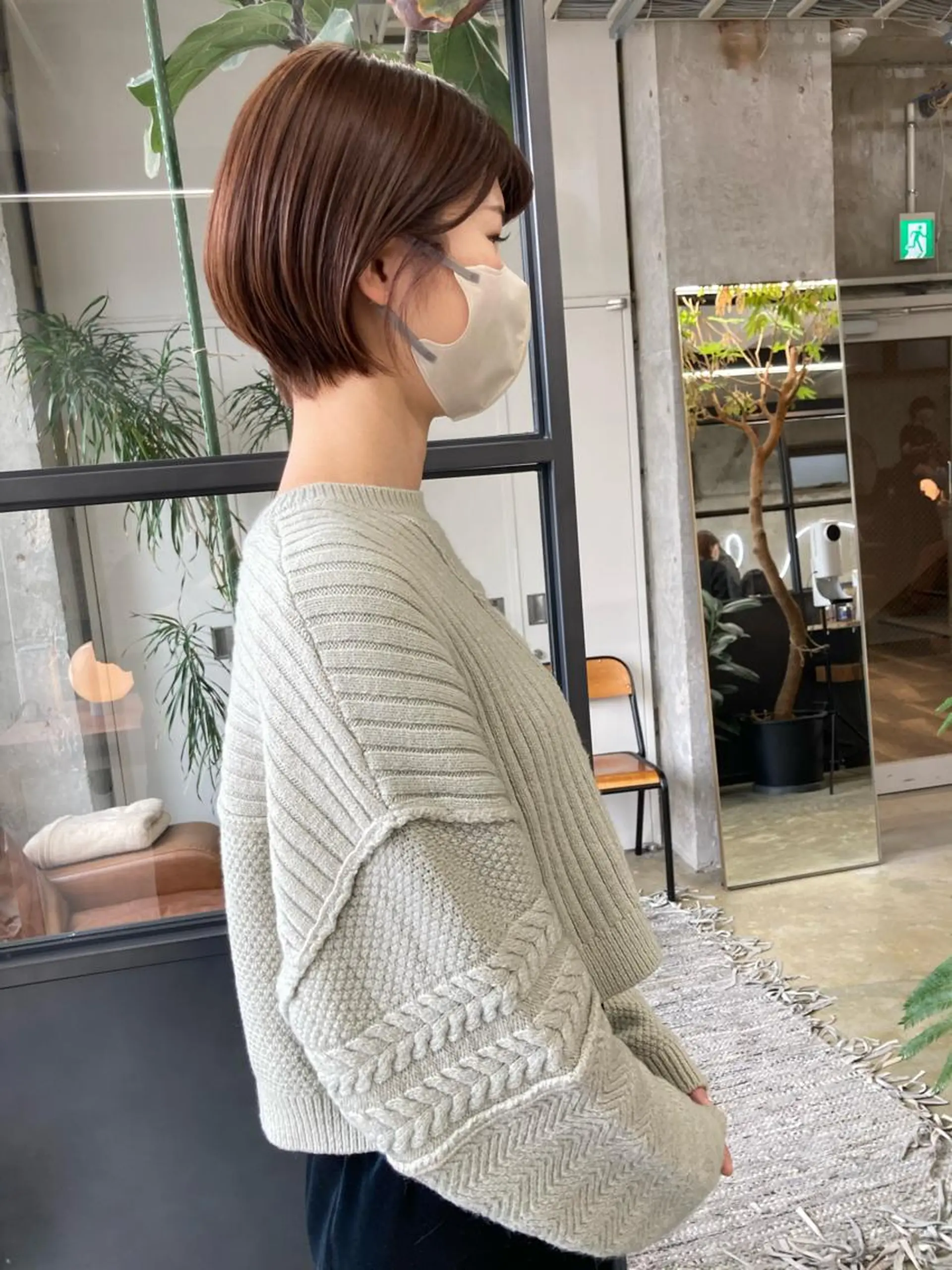 ショート カラー ボブ ショートヘア 小木曽智美 /ボブ/ショートのヘアスタイル