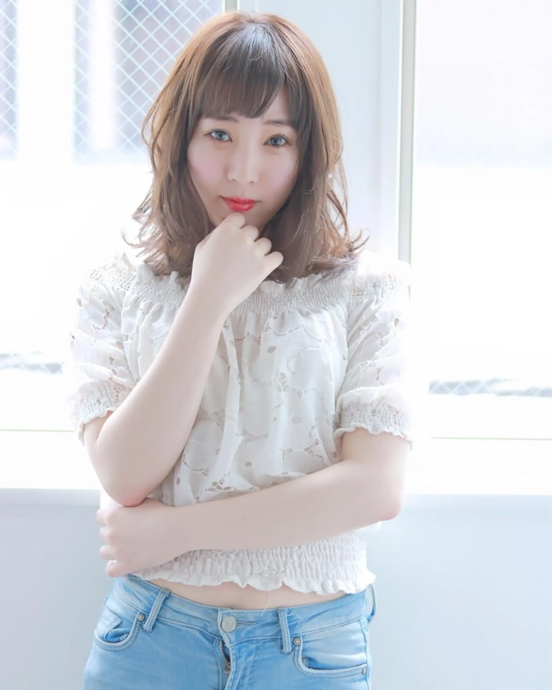 ミディアム カラー 柳澤 興輝のヘアスタイル