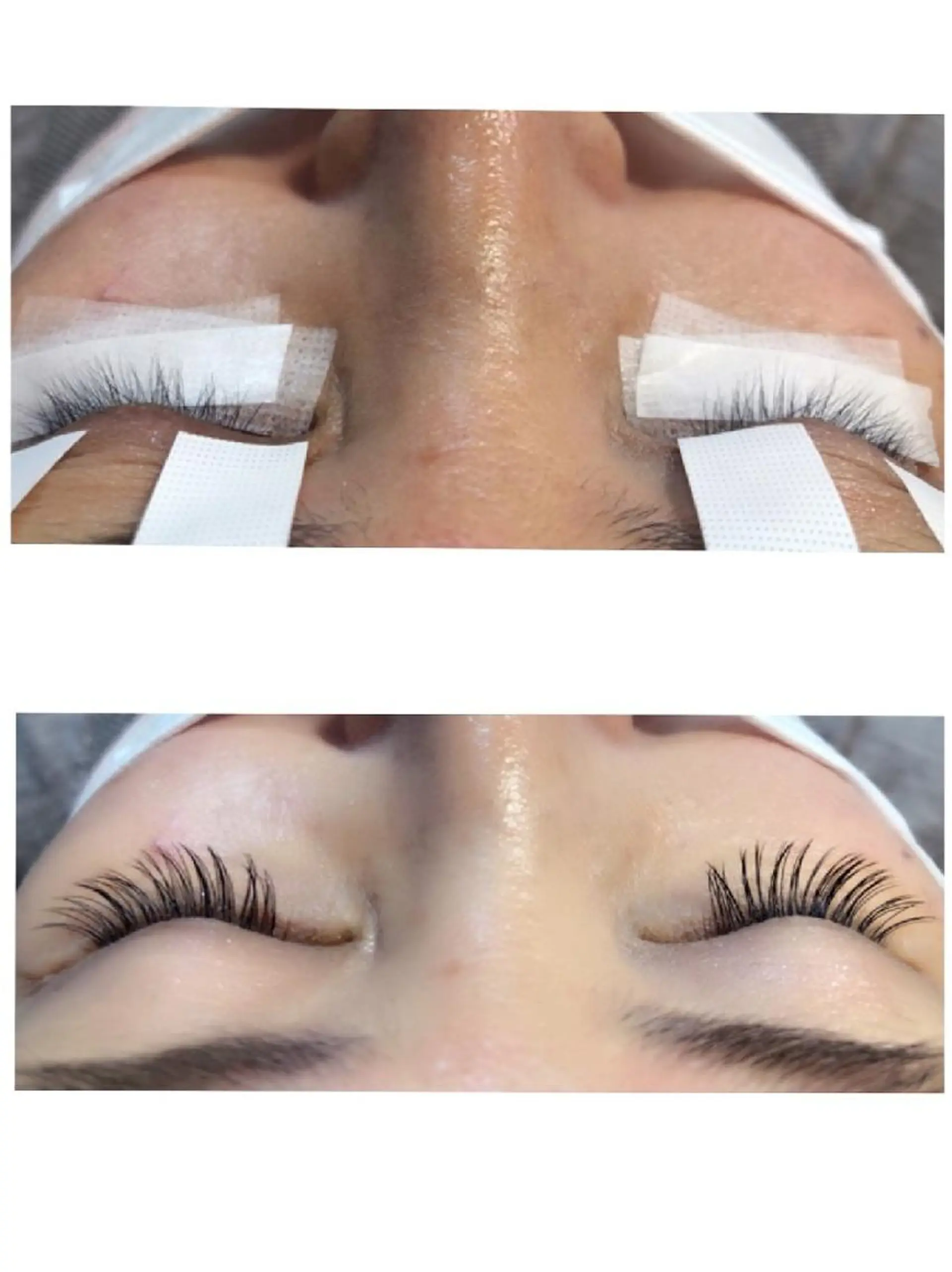 マツエク・マツパ 付け放題 フラットラッシュ ナチュラル まつげパーマ 一重×まつ毛パーマ 吉岡 ゆうなのマツエク・マツパデザイン