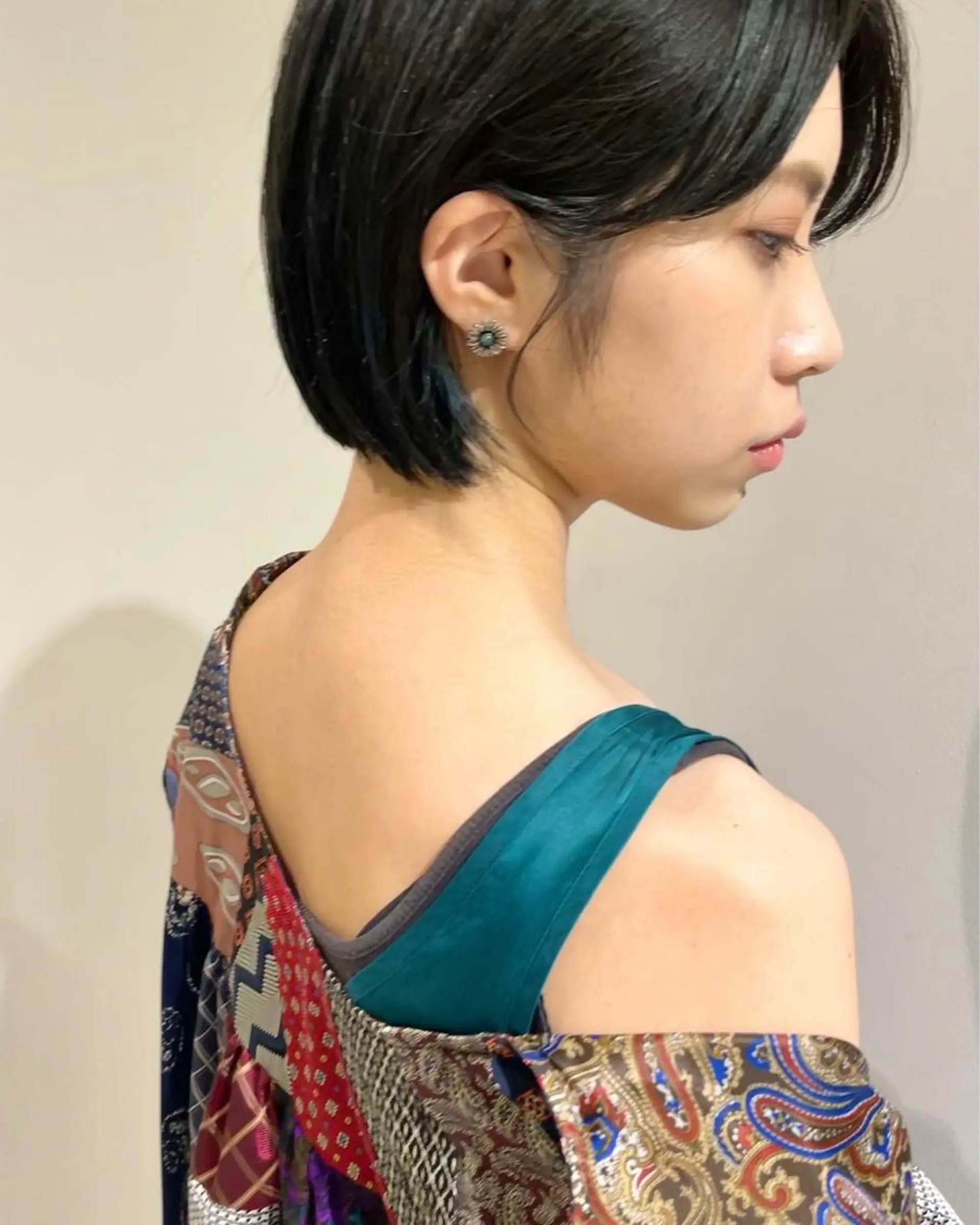 ショート カラー ハイライトカラー ボブ ハイライト 髪質改善カラー/ボブ 🌻Mutsumiのヘアスタイル