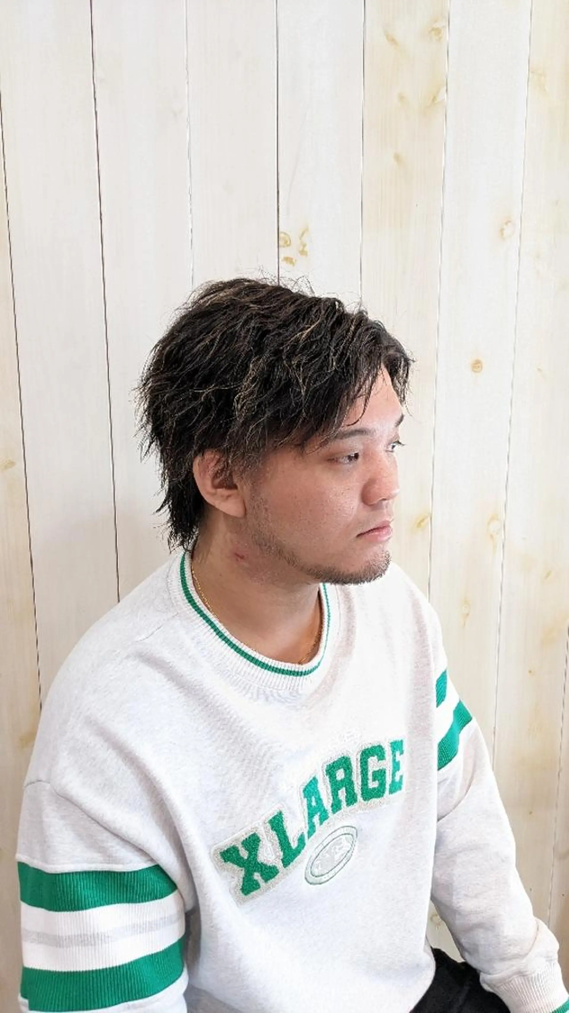 メンズ ツーブロック 刈り上げ メンズウルフカット ウルフカット こにし/蒲生四丁目 /美髪カラー/スパのヘアスタイル