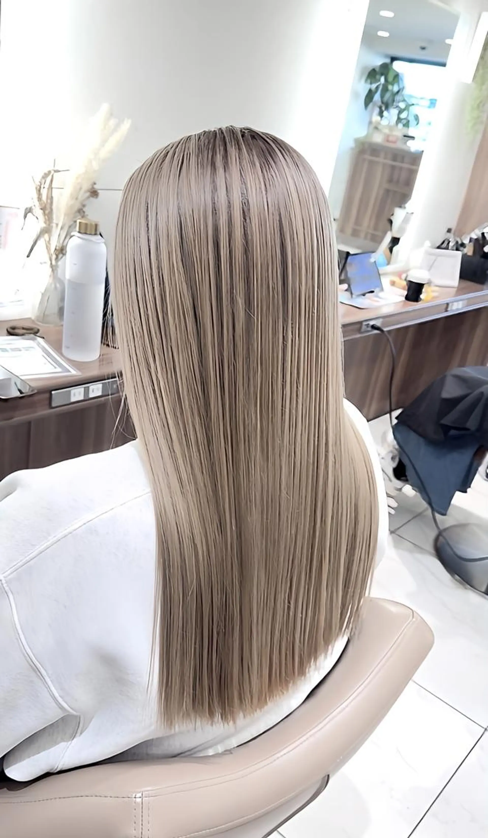 ロング カラー ブリーチ 髪質改善 ヘアカラー ＡＳＨ大宮/ブリーチ 髪質改善/カラーのヘアスタイル