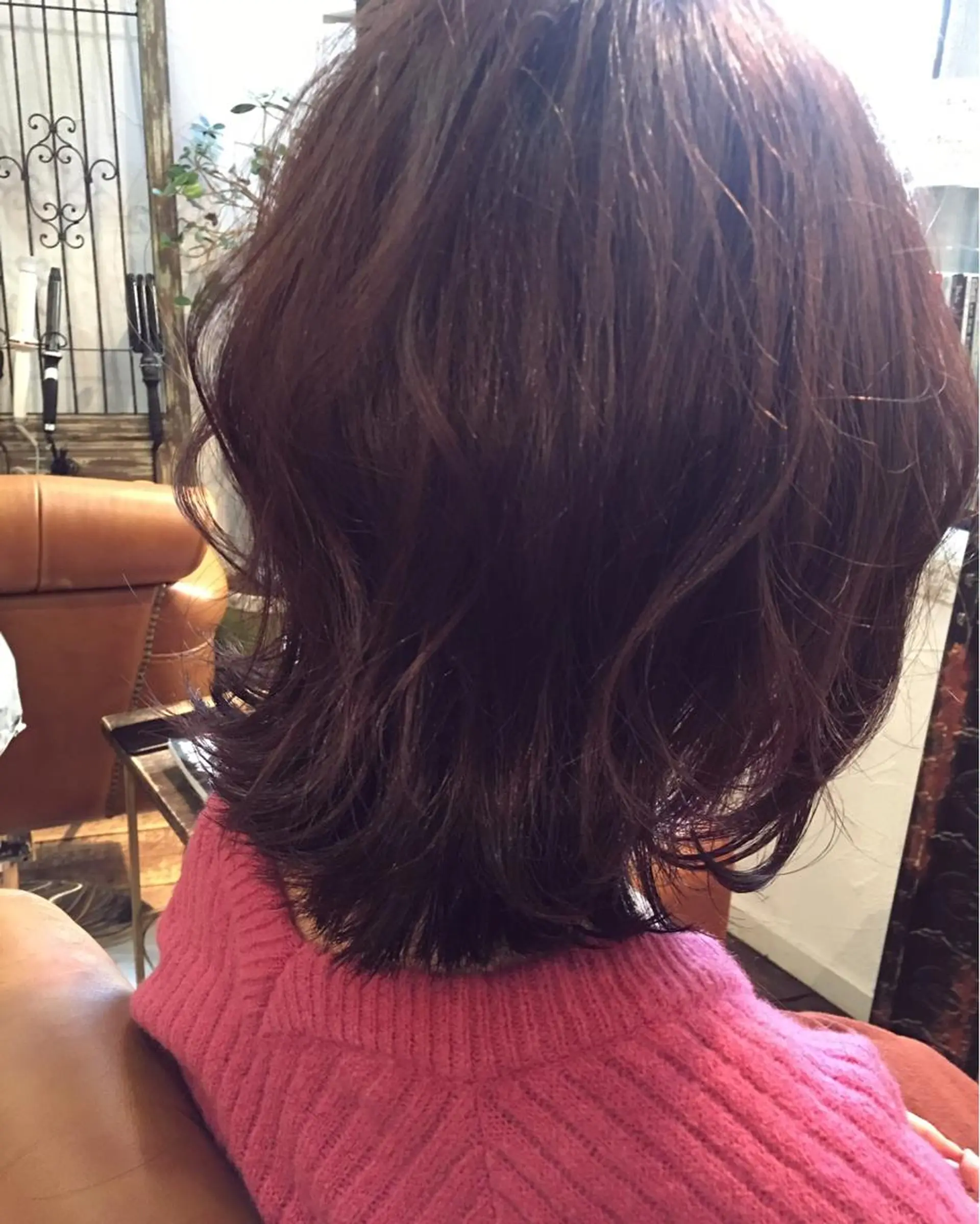 ミディアム カラー ヘアアレンジ 谷﨑 仁美のマツエク・マツパデザイン