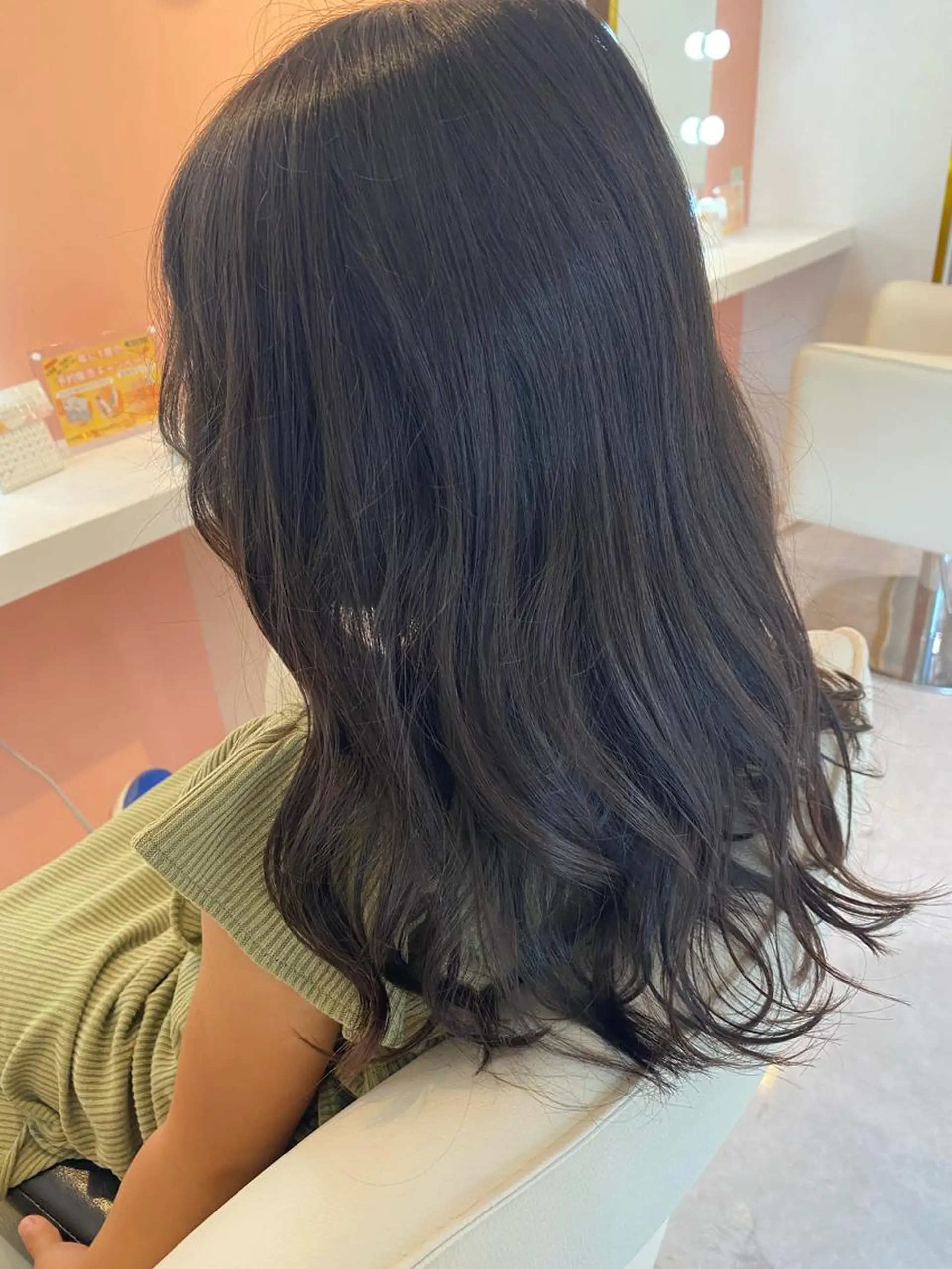 セミロング キッズ カット トリートメント 梛木 唯のヘアスタイル