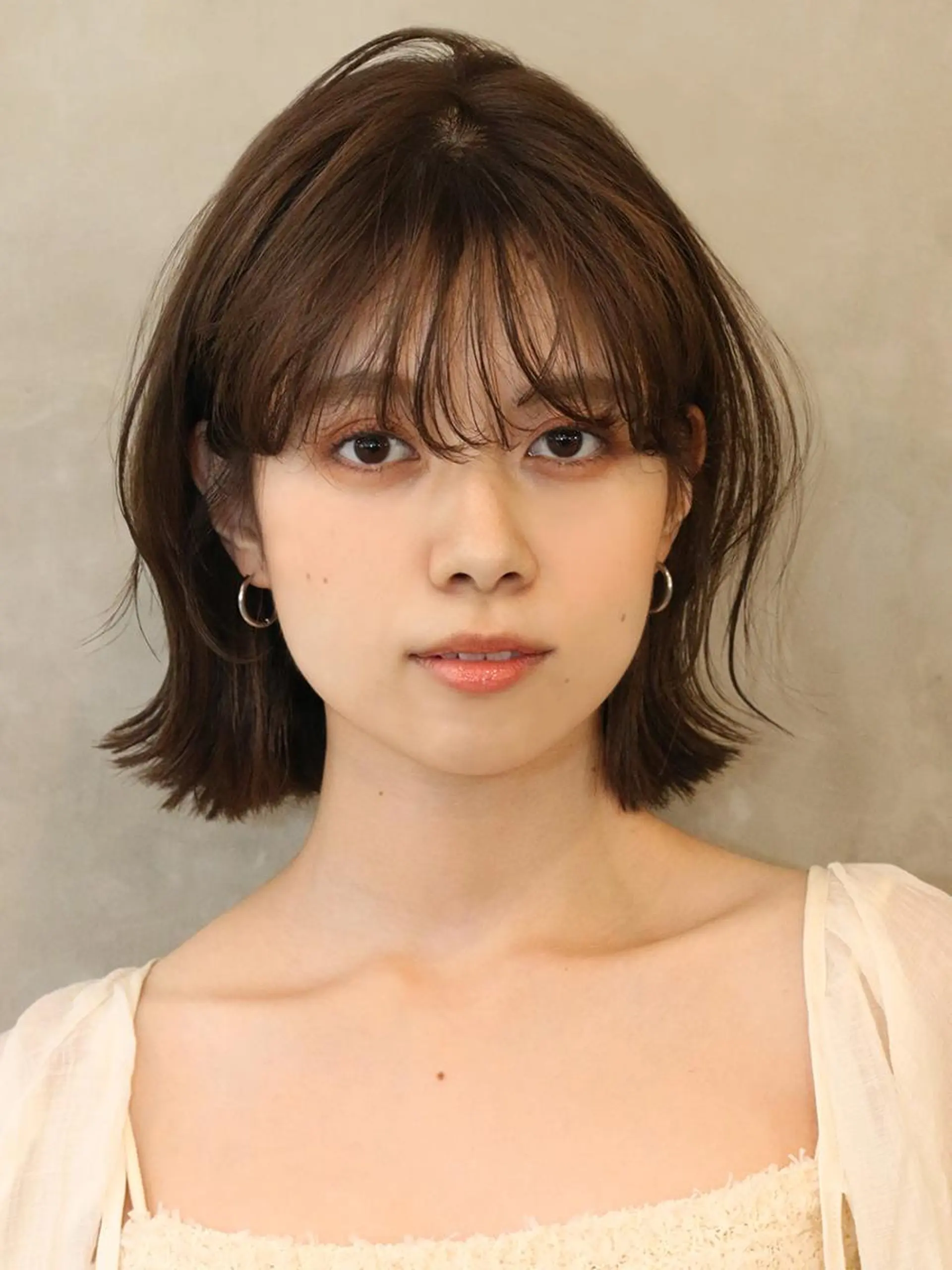 ミディアム 山本みづき 髪質改善のヘアスタイル