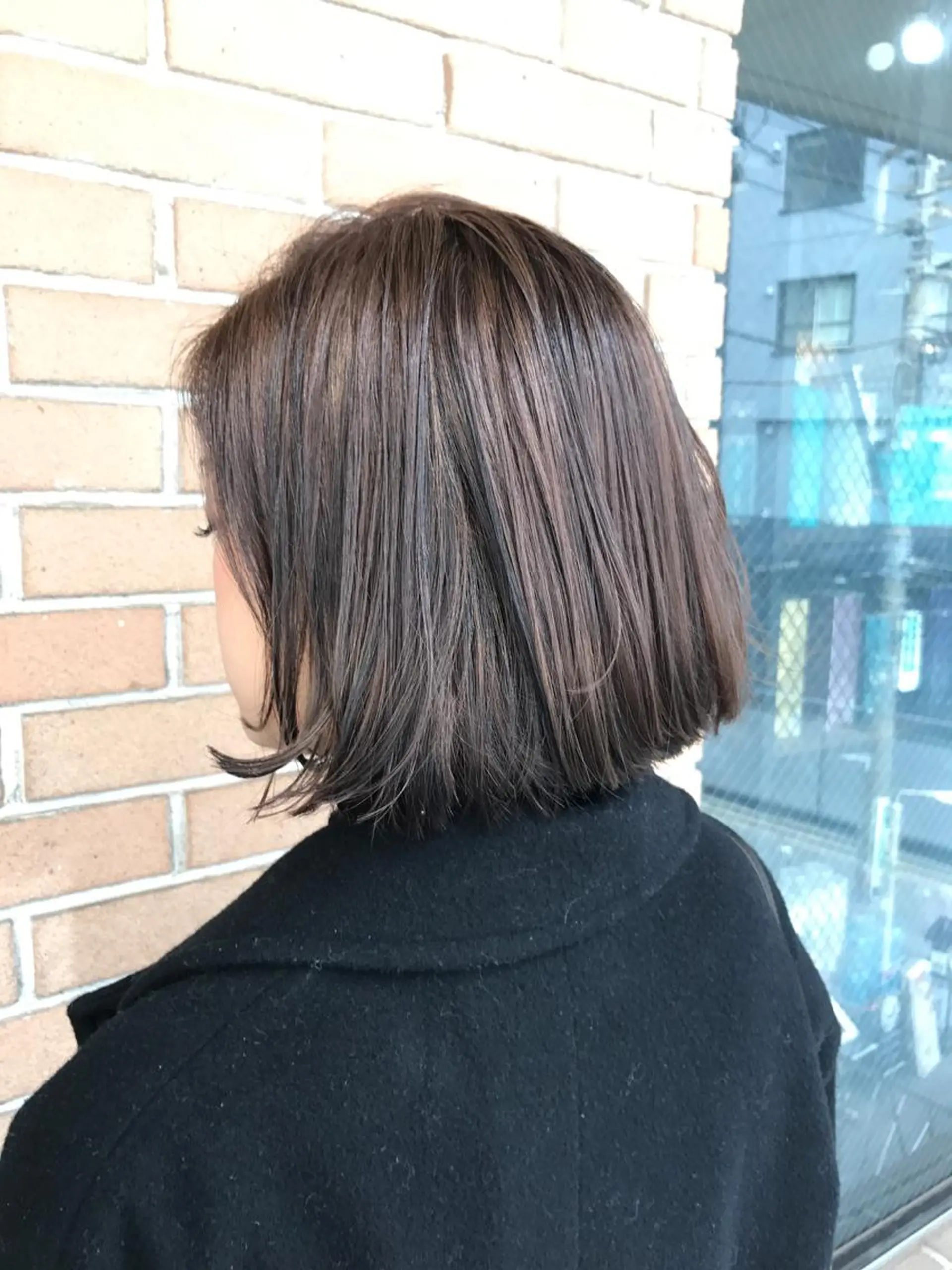 ショート カラー ダブルカラー グレージュ タンバルモリ サロンドミルク 原宿のヘアスタイル