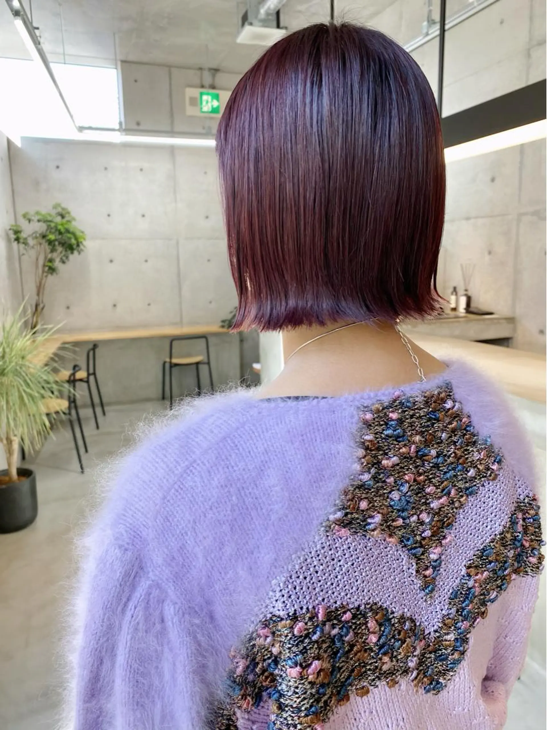 ミディアム ボブ son hair HIROEのヘアスタイル