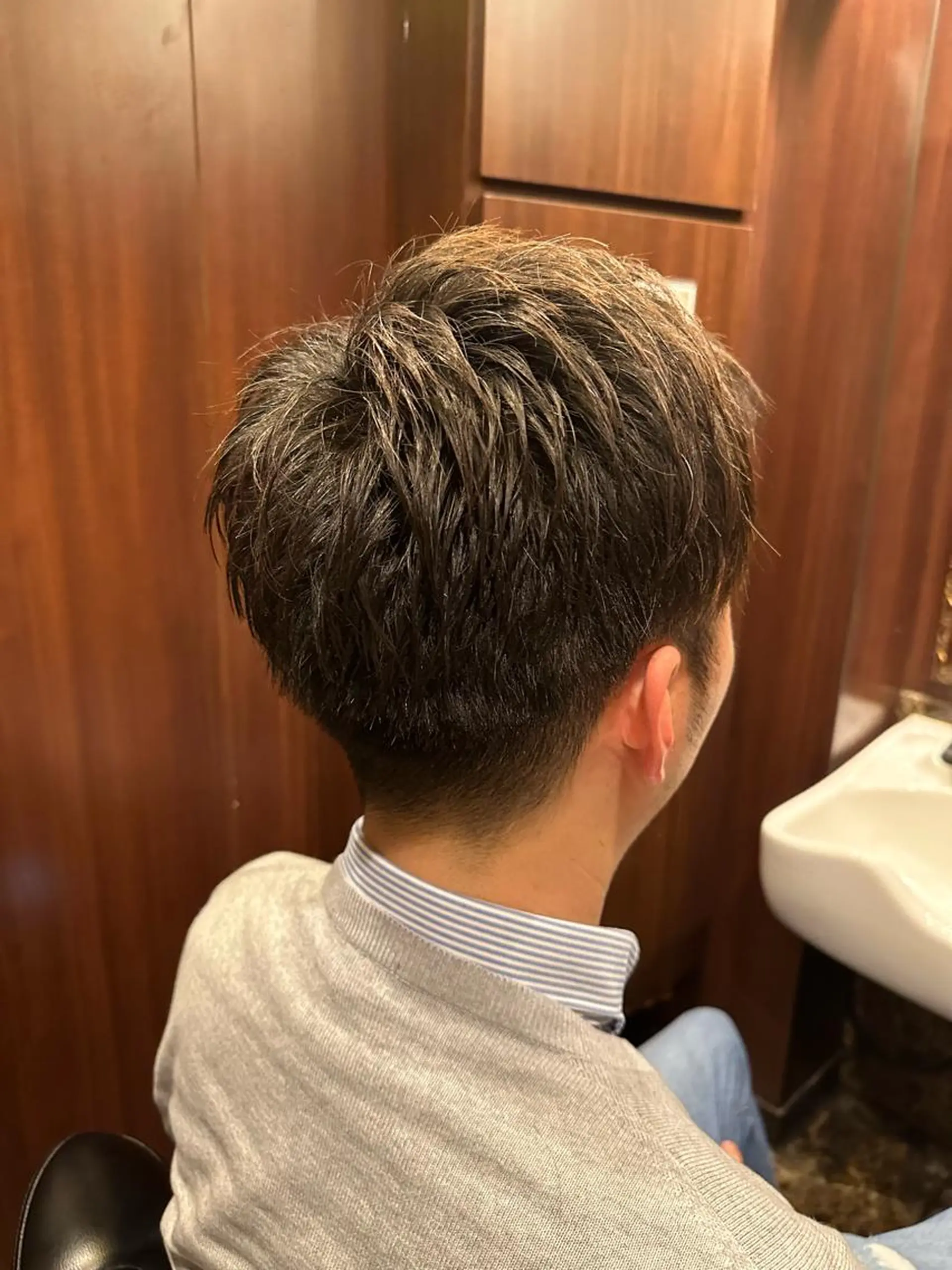 ショート メンズ 尾島 杏香のヘアスタイル