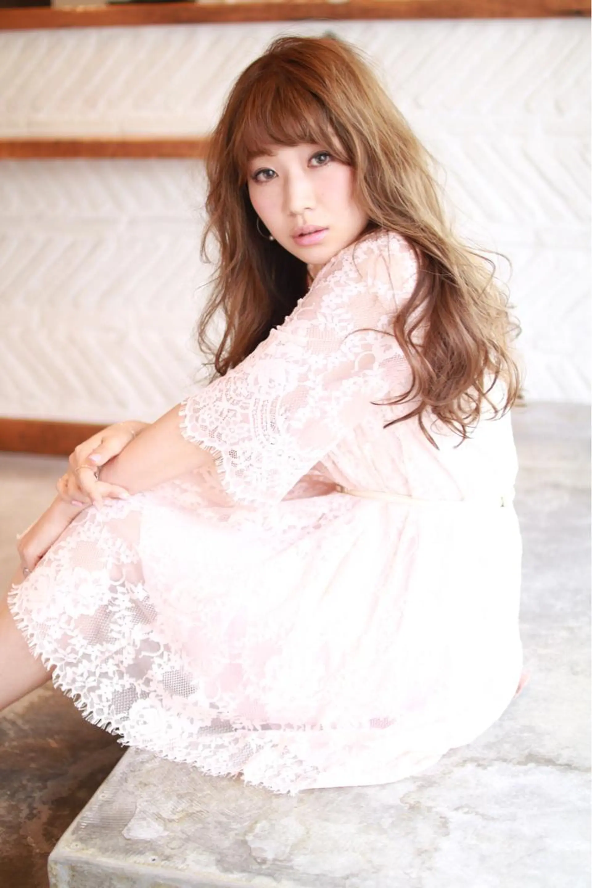 ロング カラー パーマ 神野 雅樹のヘアスタイル