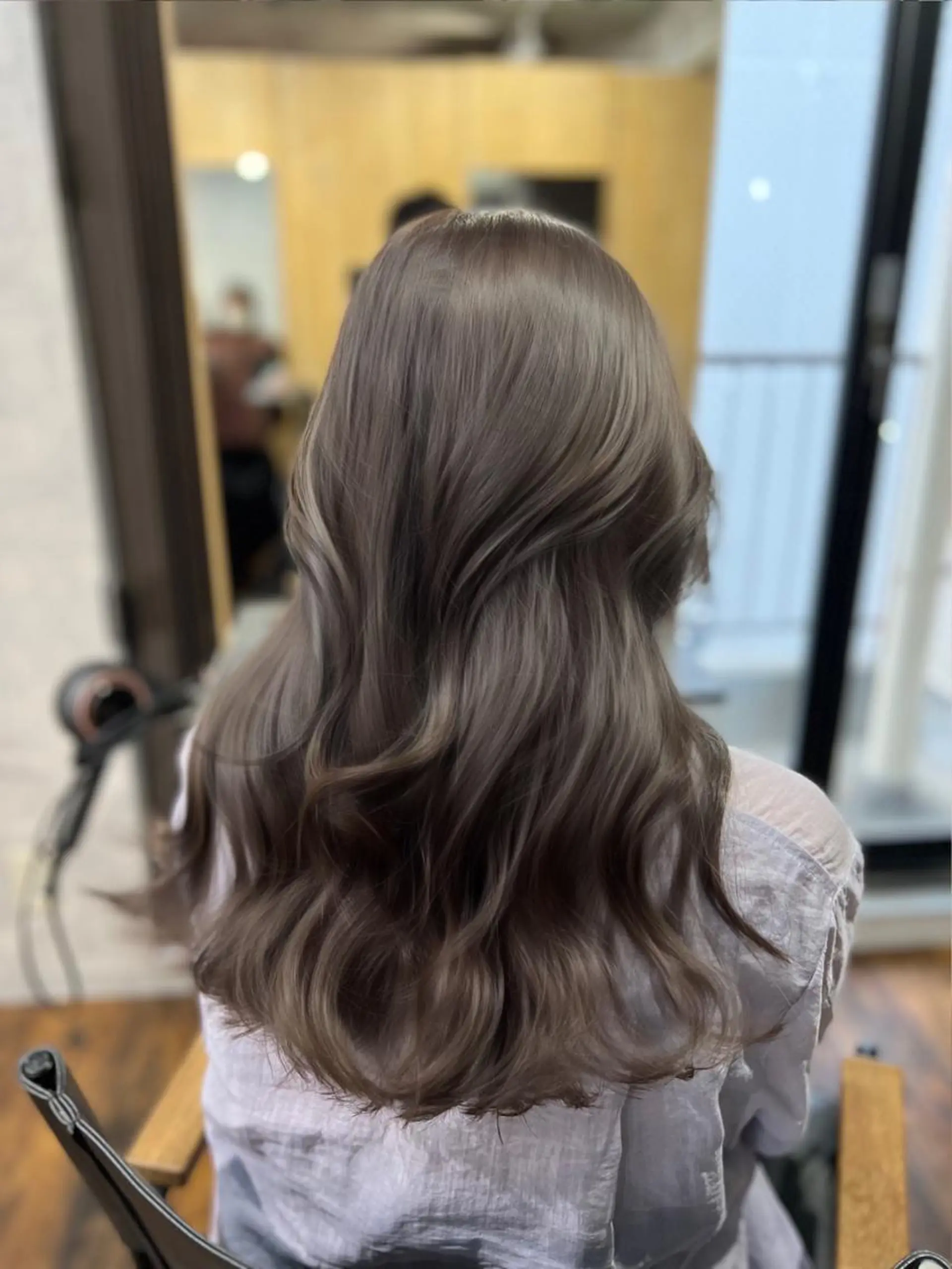 ロング カラー カット ヘアカラー トリートメント ヘッドスパ ヘアセット 韓国レイヤー/ 顔周り💕田中将吾のヘアスタイル