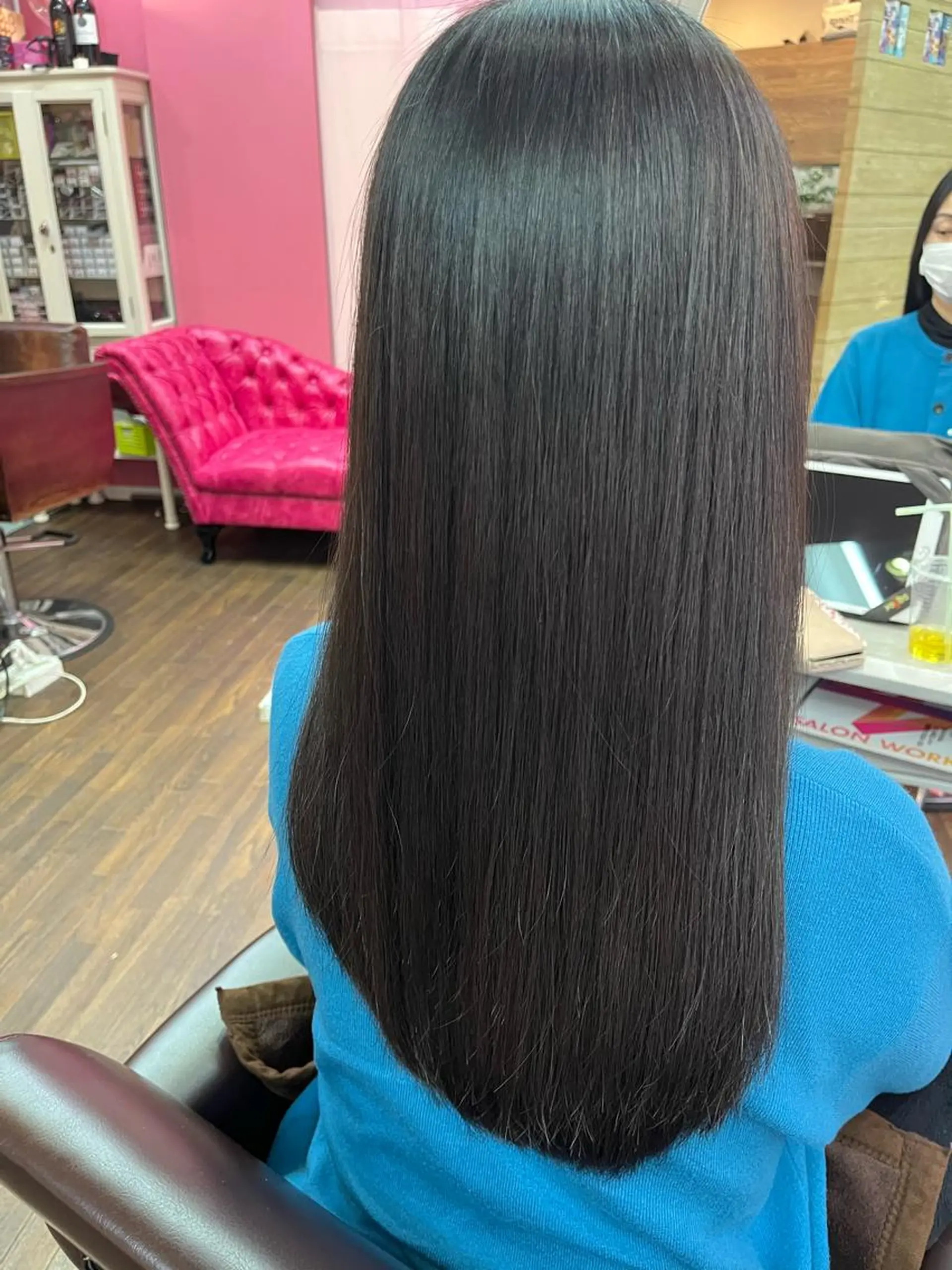 ロング カラー パーマ 髪質改善 ロング トリートメント 酸熱トリートメント ストレートパーマ カット ヘアカラー トリートメント 悩める癖毛の救世主✨ 🫧あべタクヤ🫧のヘアスタイル