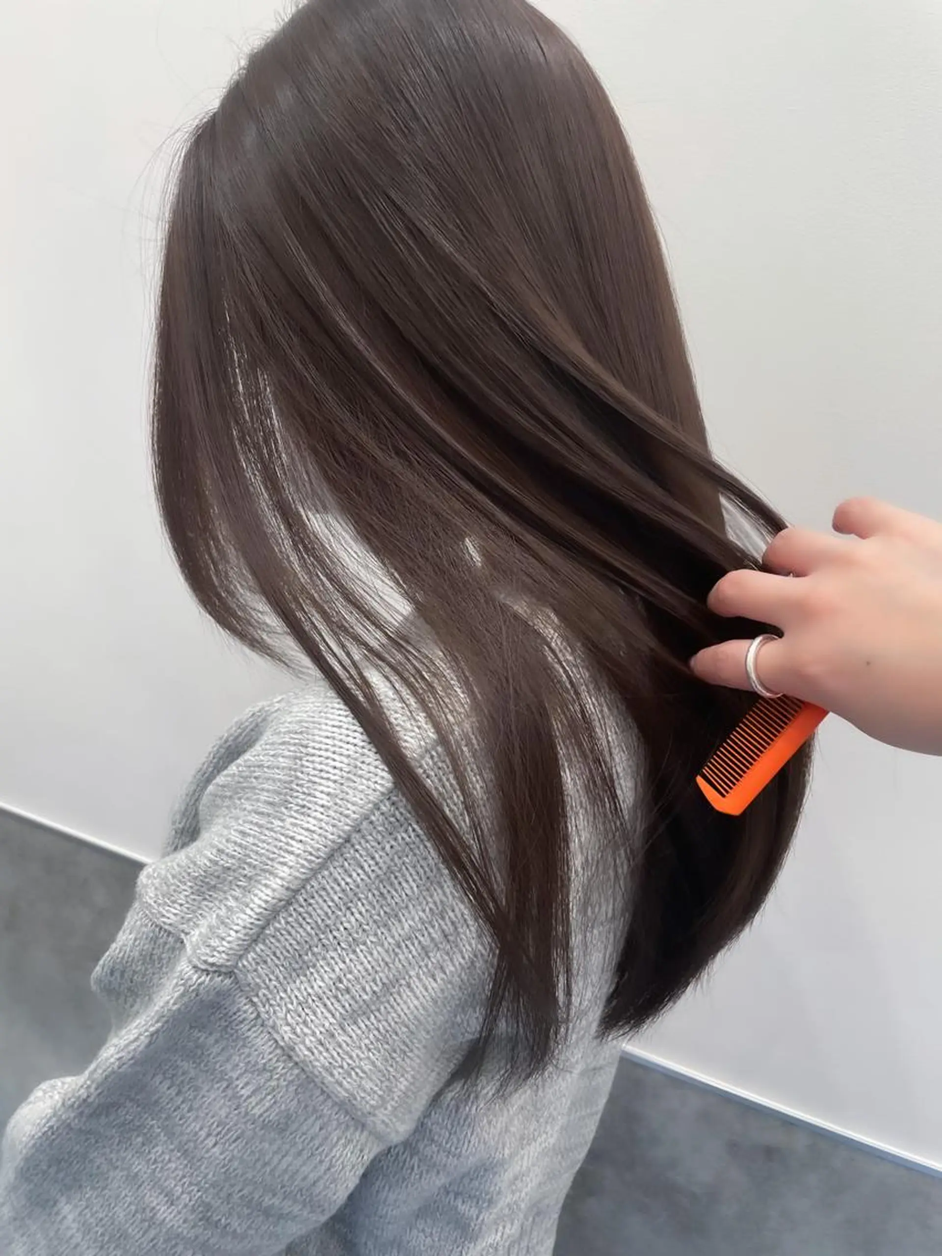 セミロング カラー ヘアアレンジ ミニボブ/ブリーチ 🌈MISATOのヘアスタイル