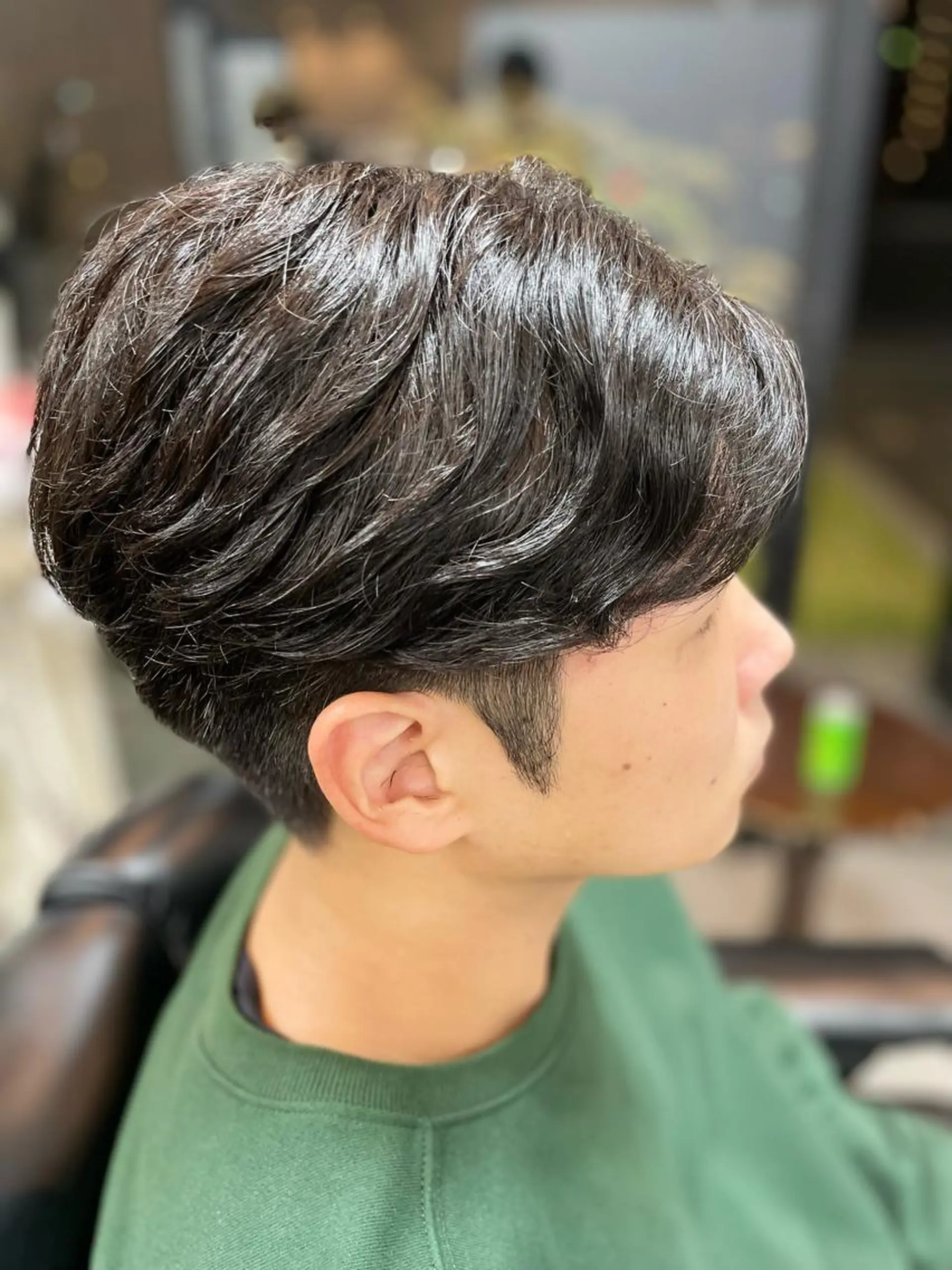 ミディアム ミディアムパーマ 水島 脩のヘアスタイル