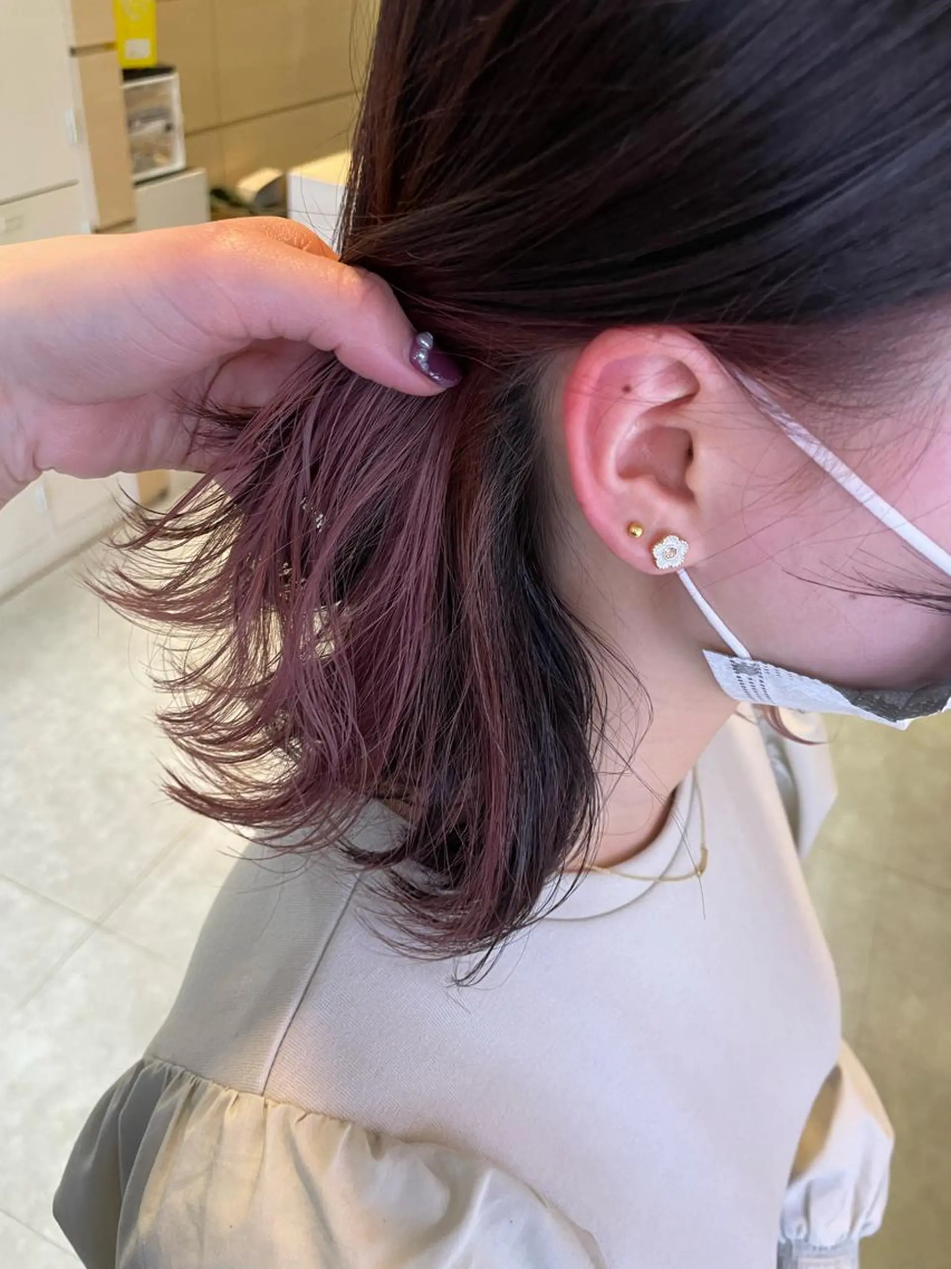 ミディアム カラー ヘアカラー トリートメント ✰︎Rad✩.*˚‪ カノンのヘアスタイル