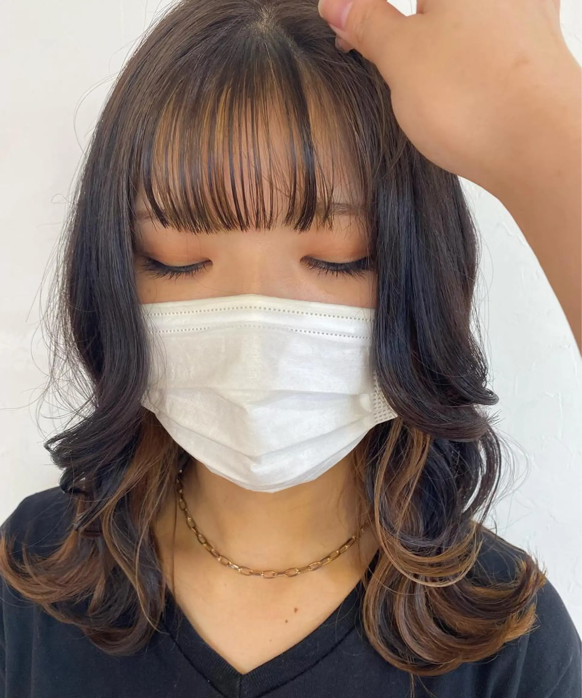 カラー 青木 梢のヘアスタイル