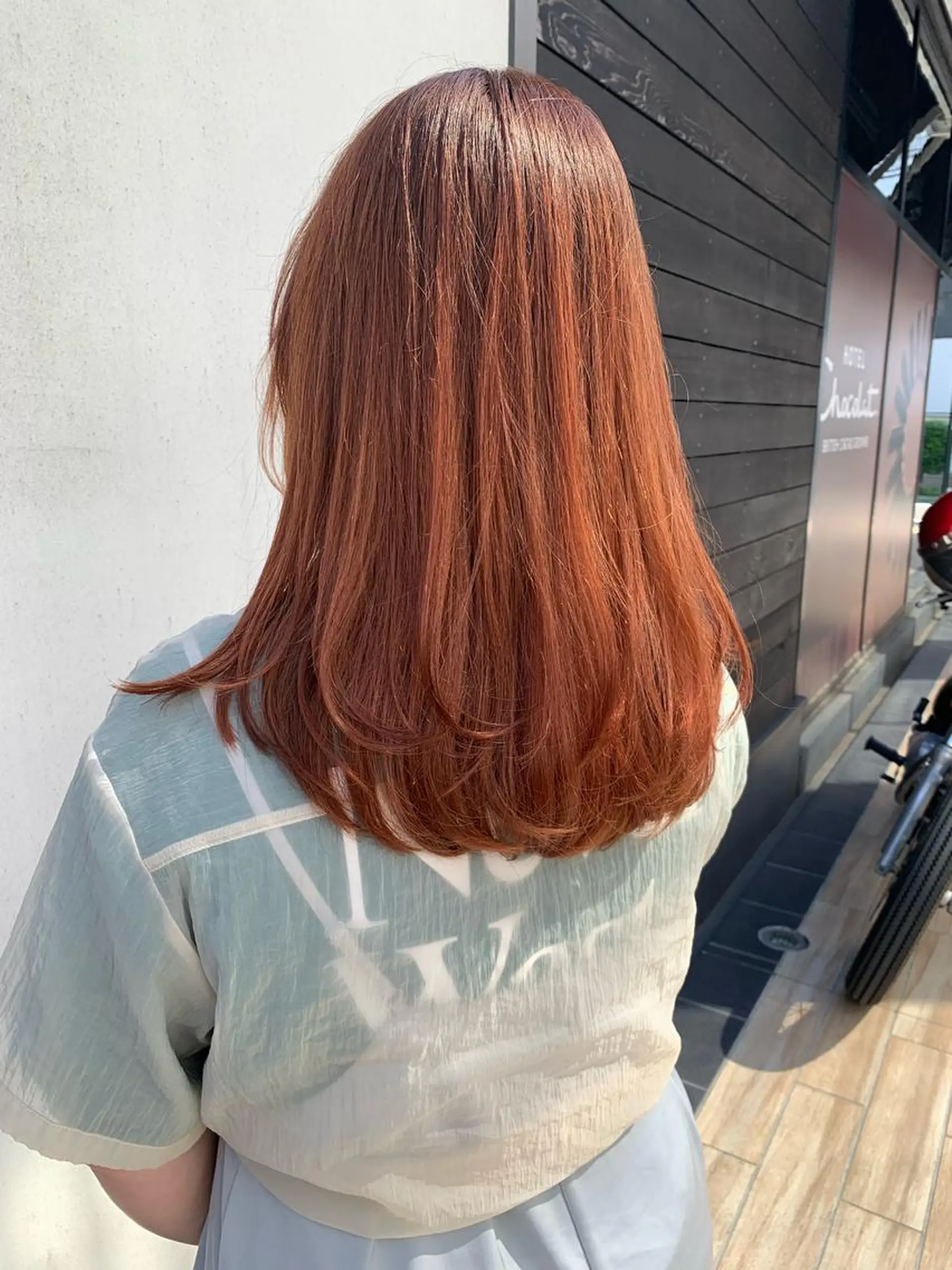 セミロング カラー ヘアアレンジ ヘアカラー トリートメント yuka .のヘアスタイル