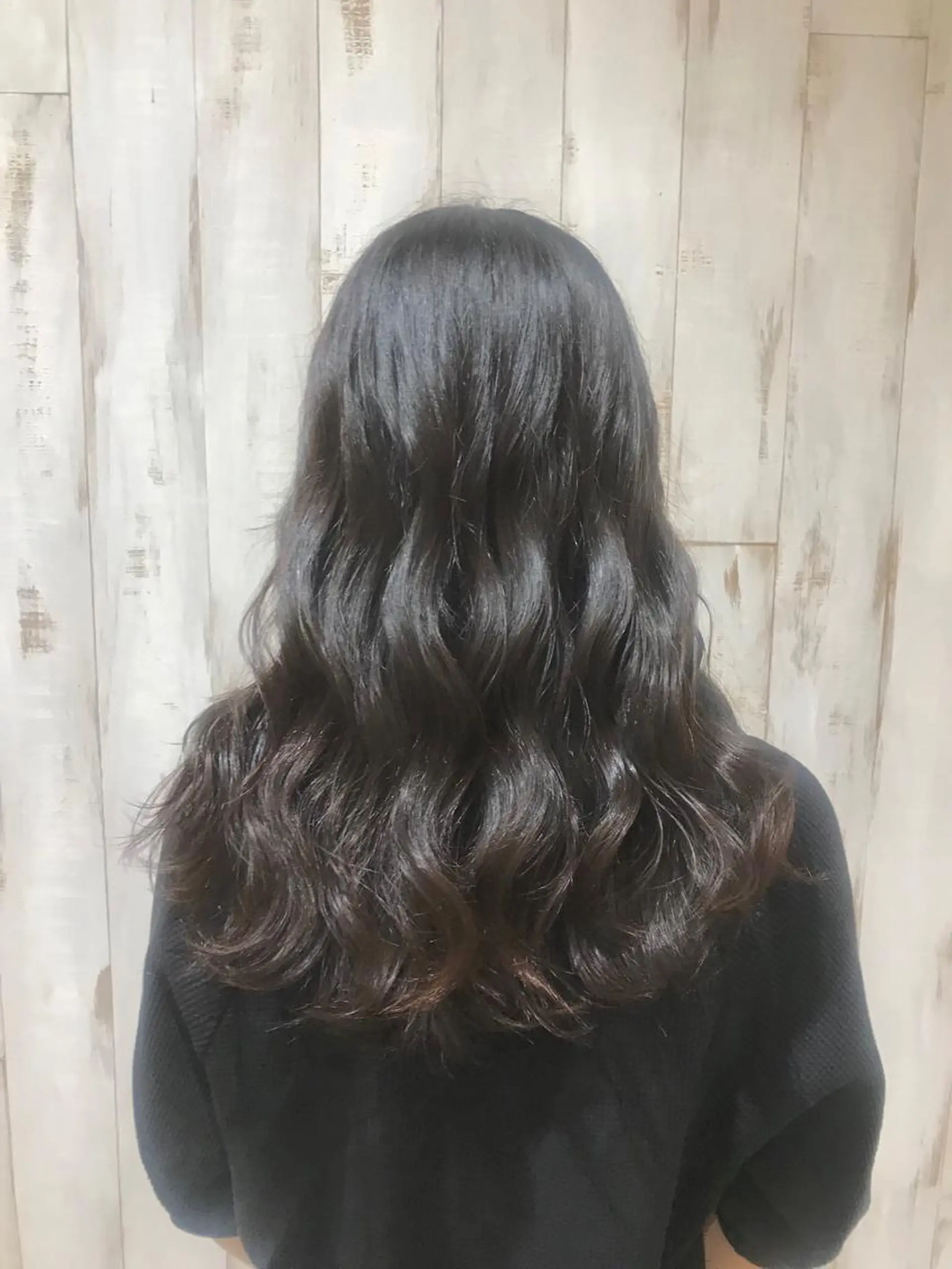 ロング カラー 鈴木 まりやのヘアスタイル