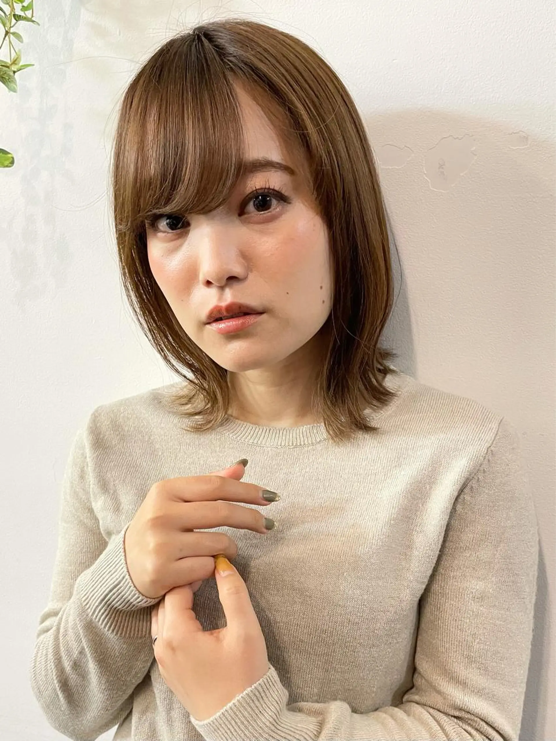 ミディアム カラー ツヤ美髪💐 髪質改善/高山愛来のヘアスタイル