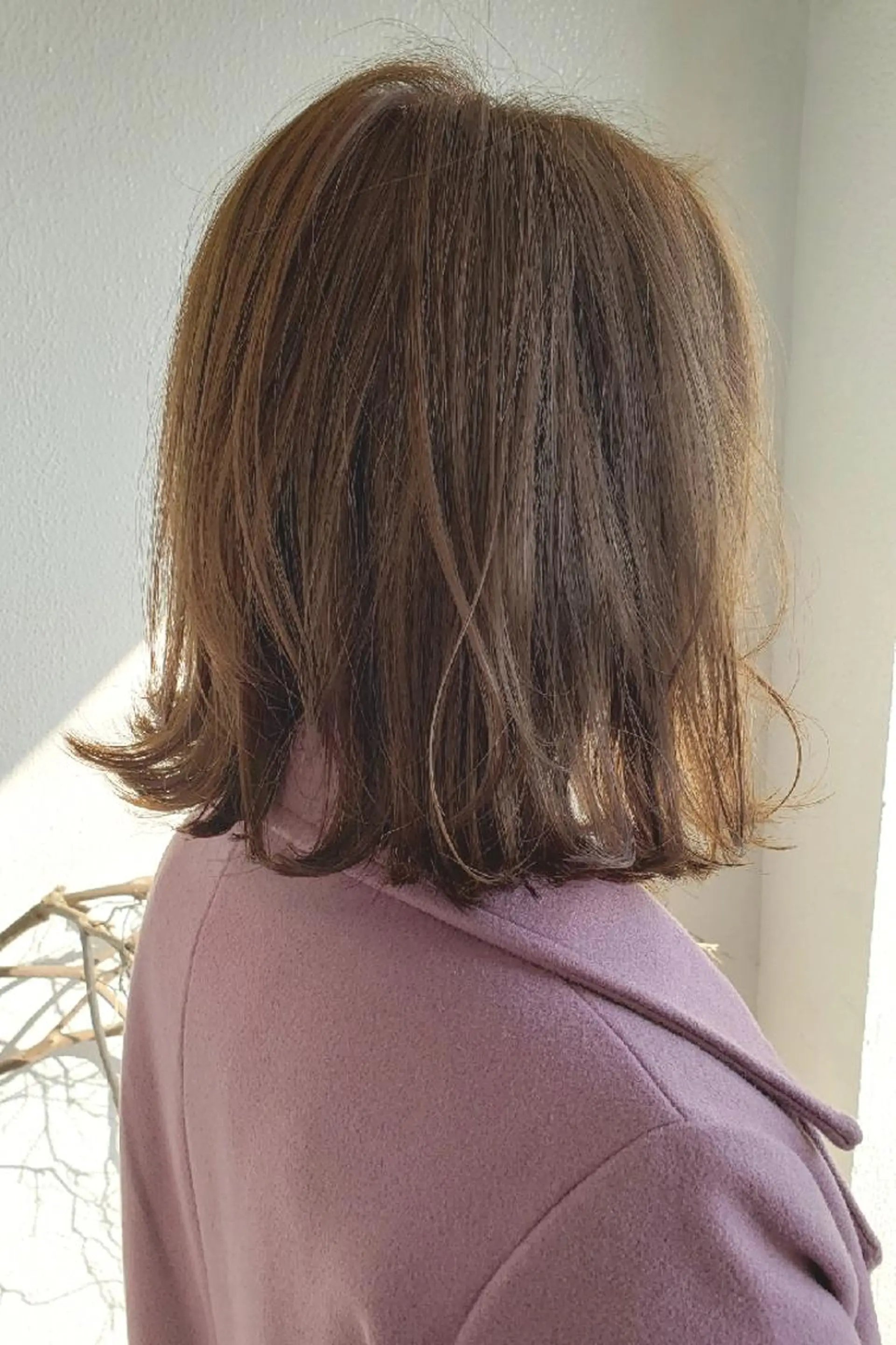 ミディアム カラー ベージュカラー ヘアカラー トリートメント 神谷 涼のヘアスタイル