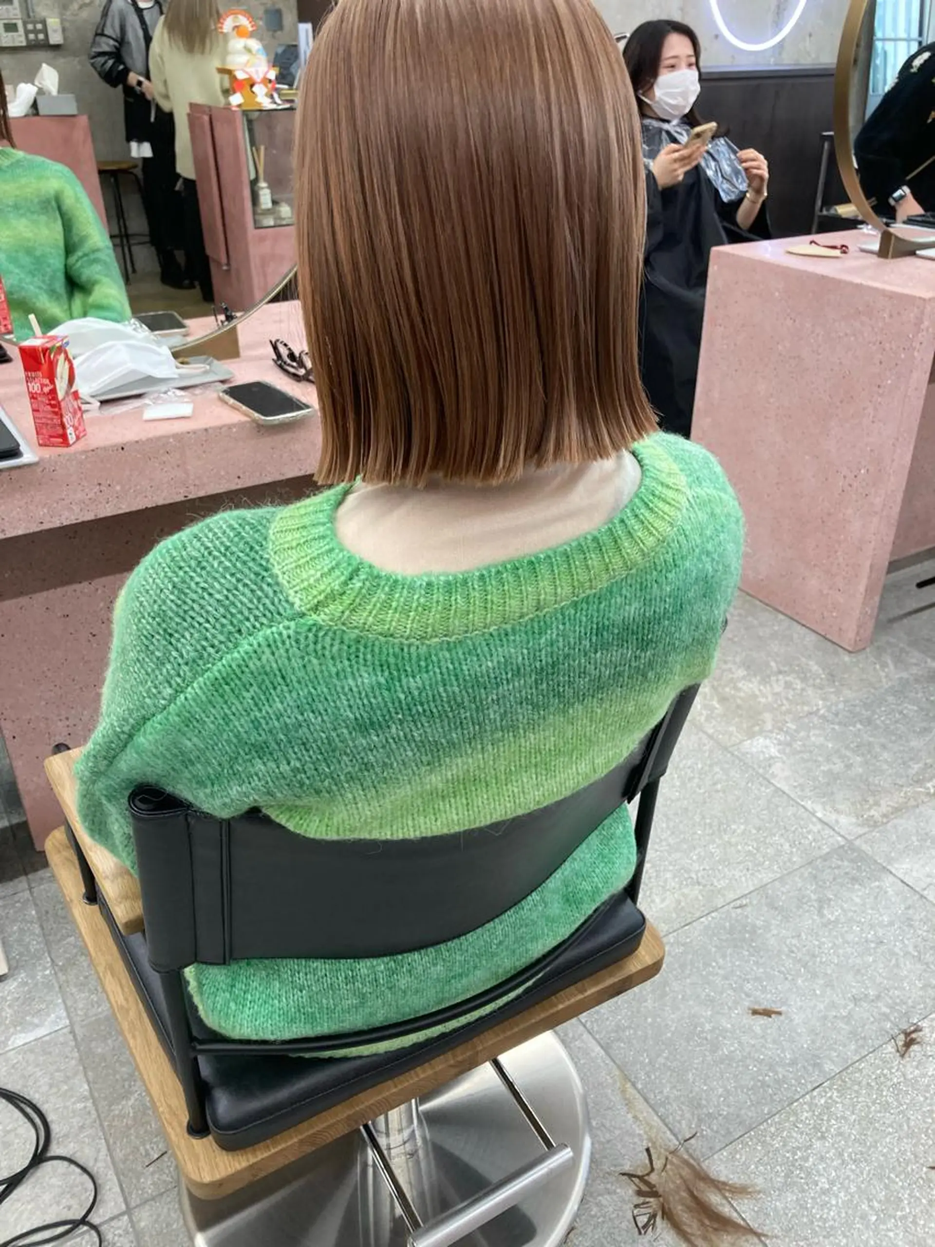 ミディアム カラー カット ヘアカラー トリートメント 小木曽智美 /ボブ/ショートのヘアスタイル