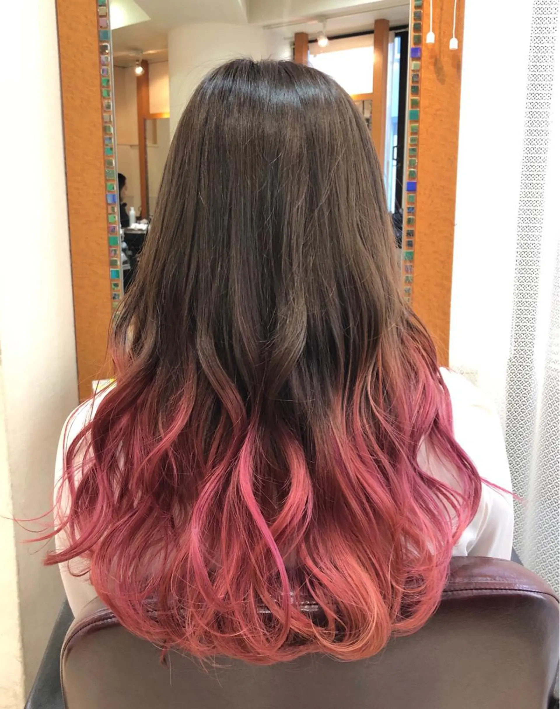 ロング カラー ブリーチ ケアブリーチ ヘアセット 韓国ヘア🤍髪質改善 🇰🇷AKANEのヘアスタイル