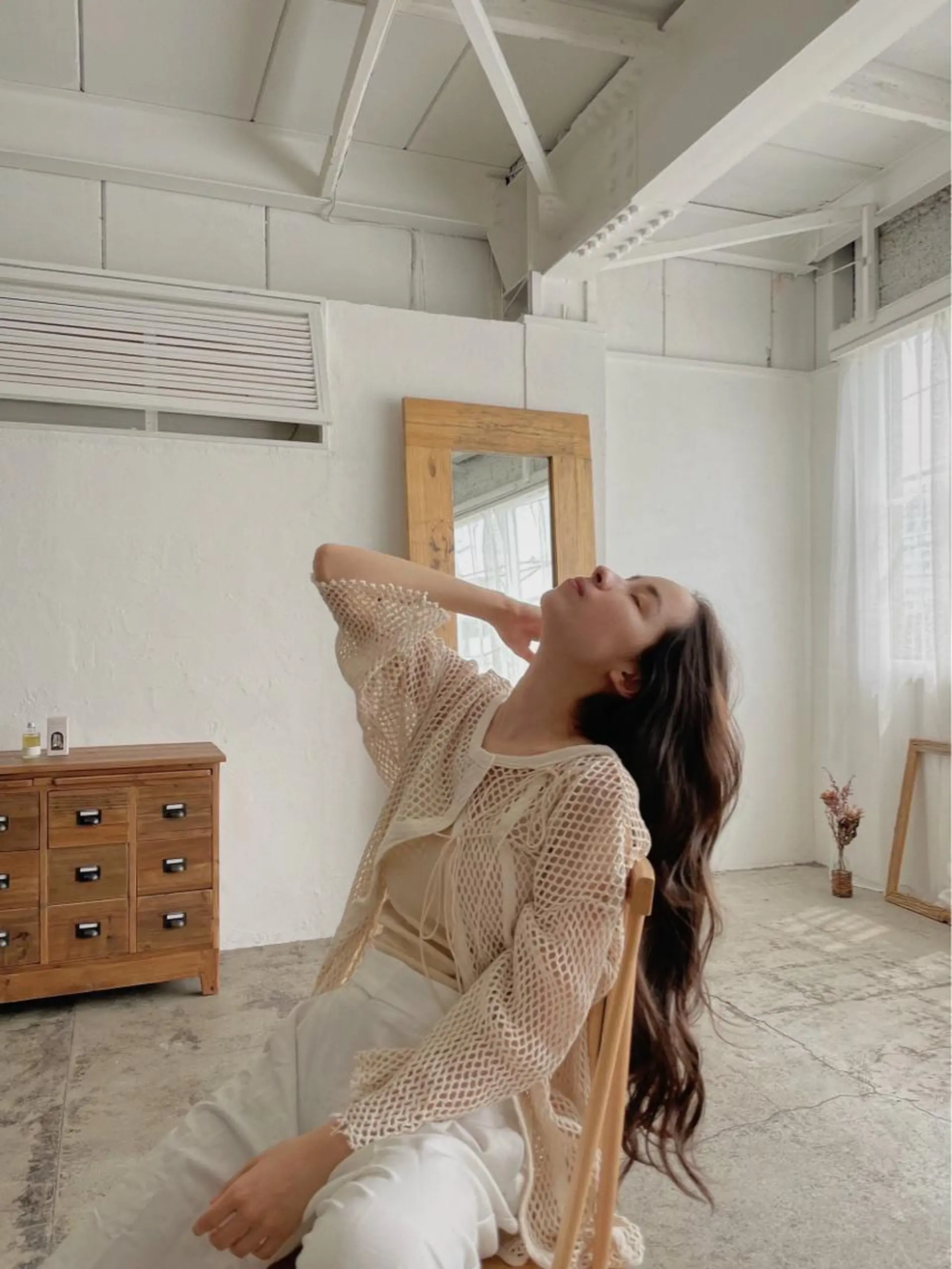 ミディアム カラー ヘアカラー 梅田／ベージュ レイヤー／ヌマタのヘアスタイル