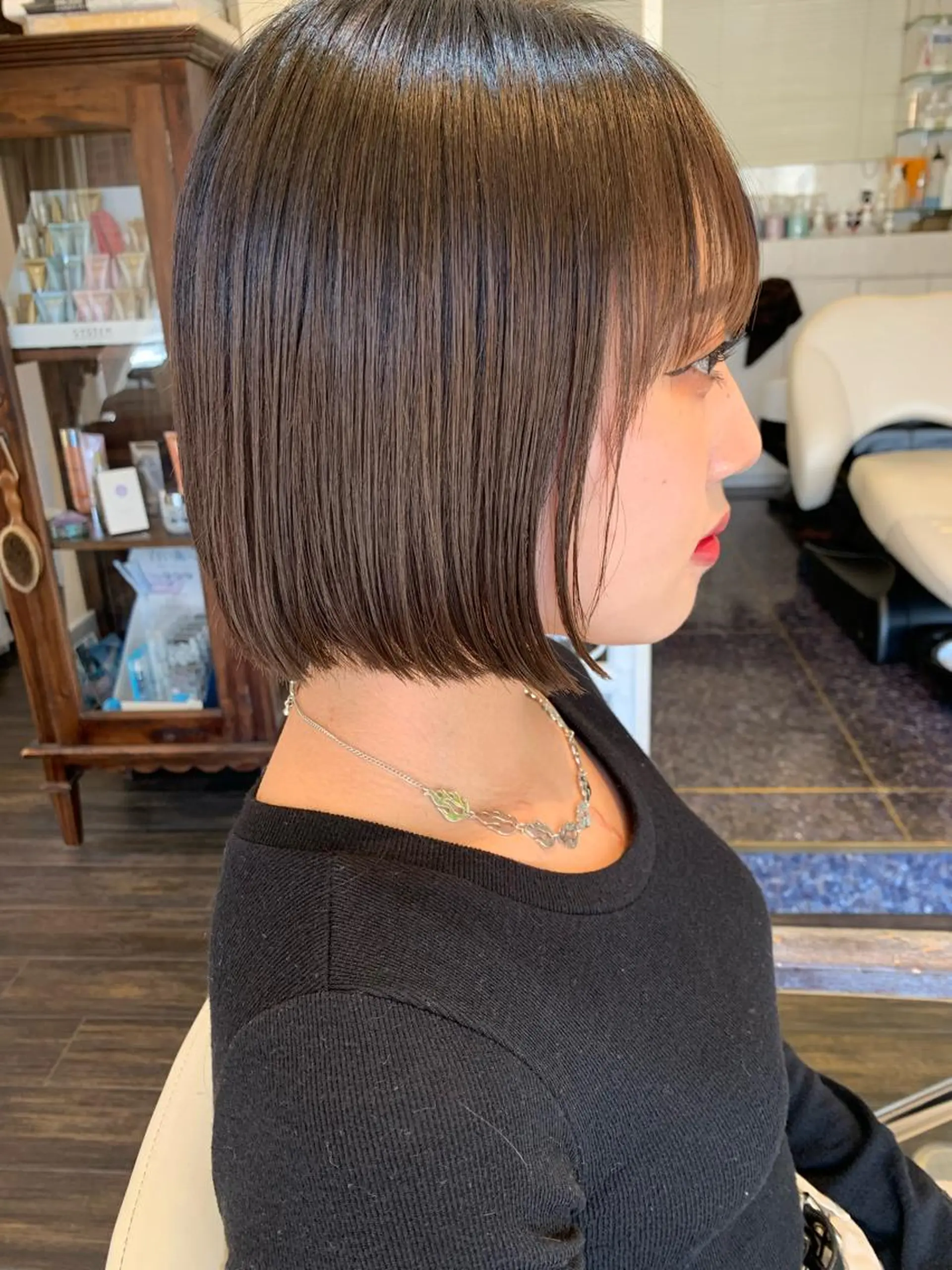 ミディアム カット トリートメント ヘッドスパ ヘアセット DiMPlE  ディンプル所属・🌸スタイリスト 山浦美恵のヘアスタイル