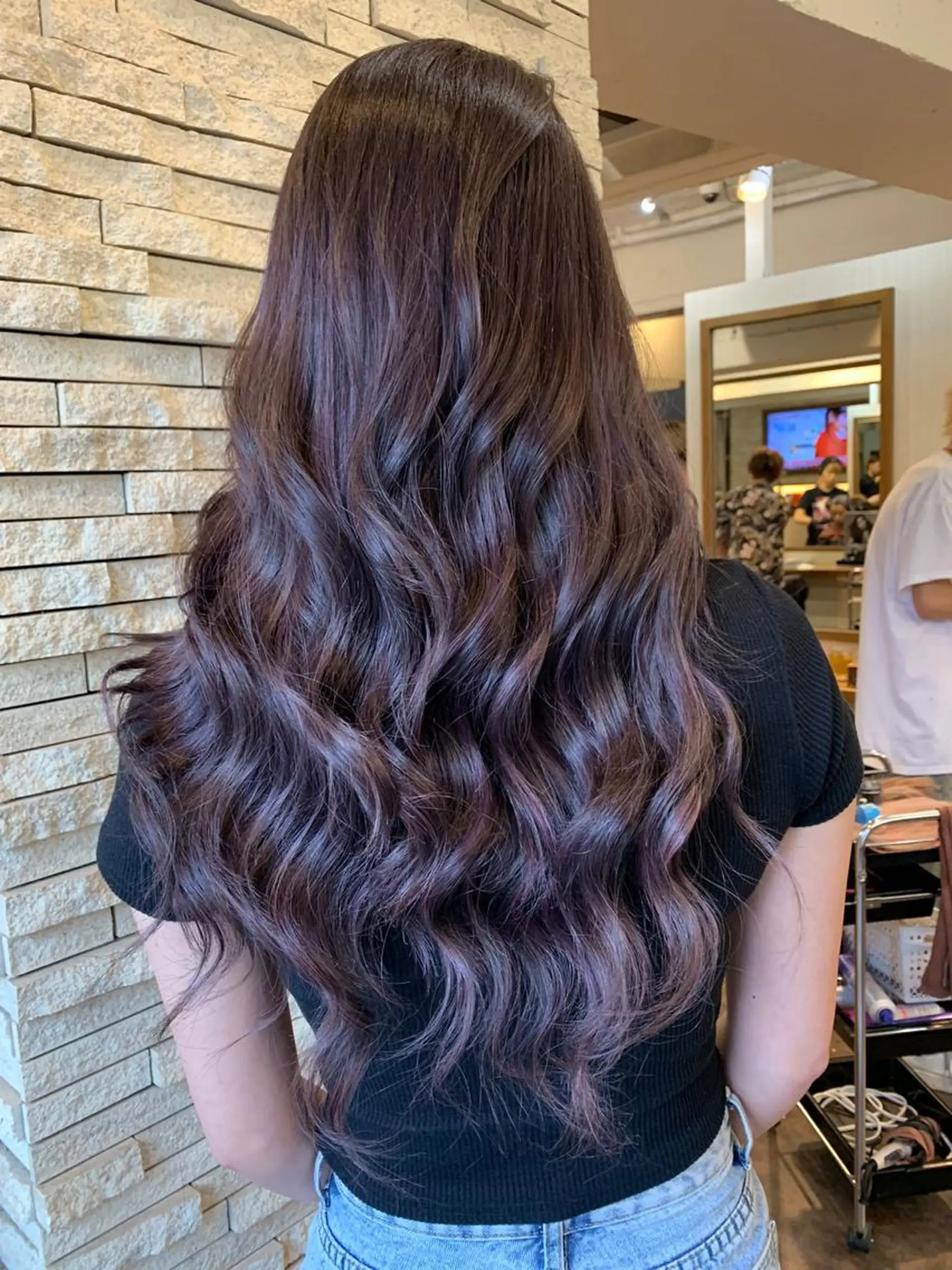 ロング カラー ラベンダーカラー ヘアカラー JIL BLAN千葉 代表 Toshikiのヘアスタイル