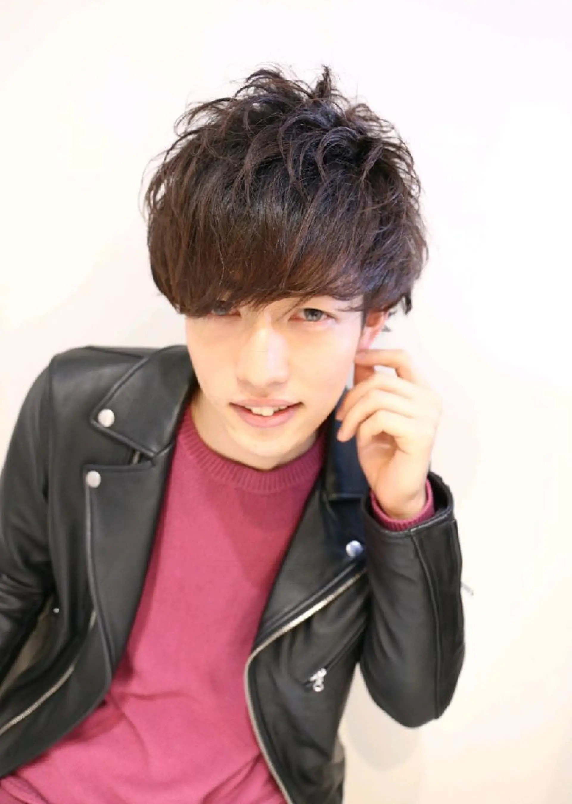 メンズ カラー パーマ ヘアアレンジ ブリーチ/ヘアケア/ 艶髪/イギチハルのヘアスタイル