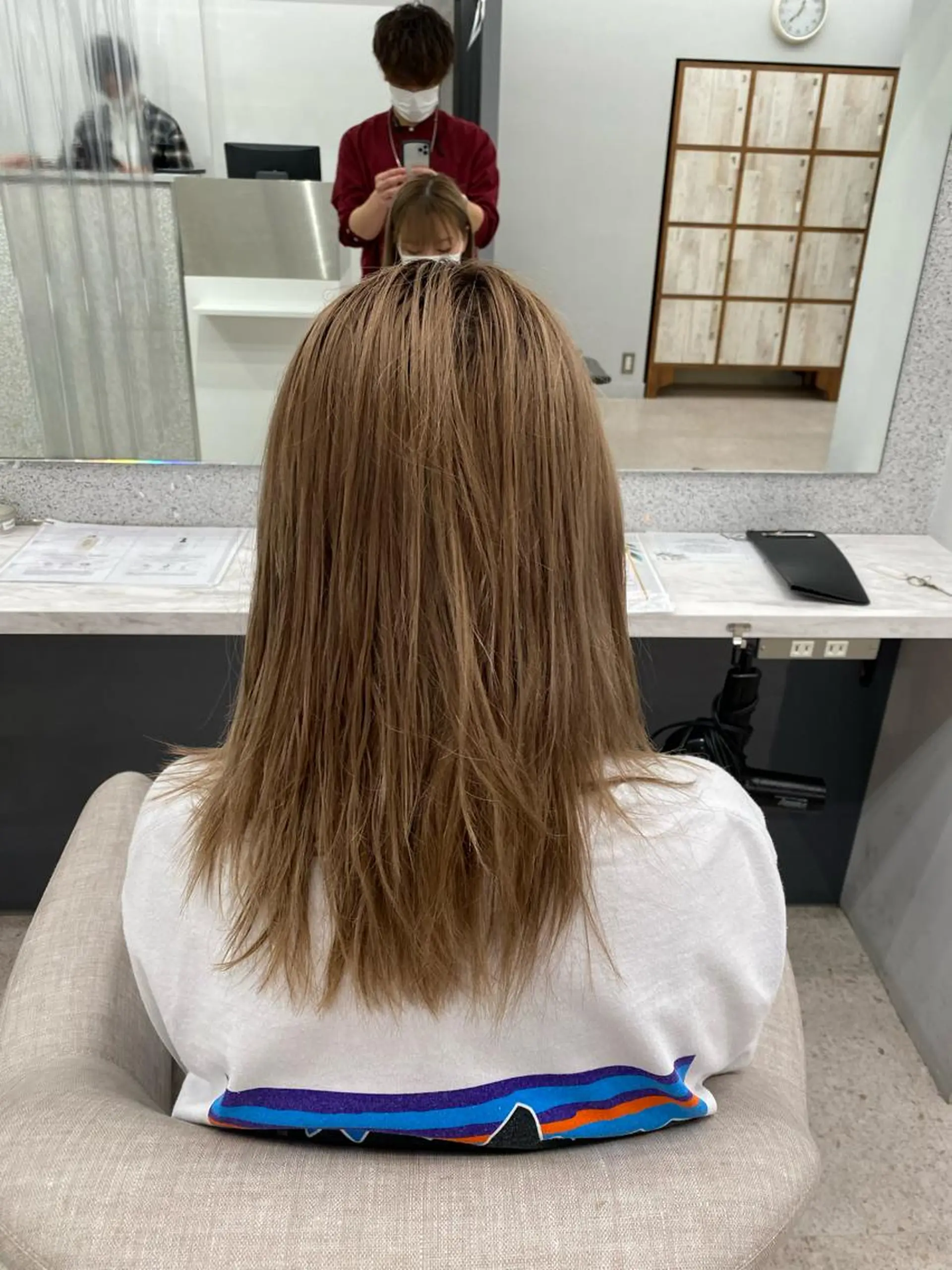 ロング レイヤーカット/ 髪質改善/羽柴りくのヘアスタイル