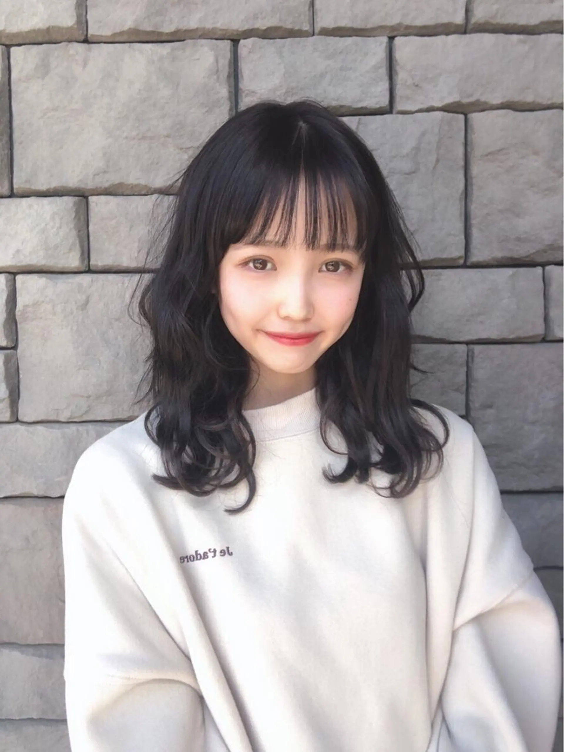 カラー 店長/mao/ 前髪/顔周りカットのヘアスタイル