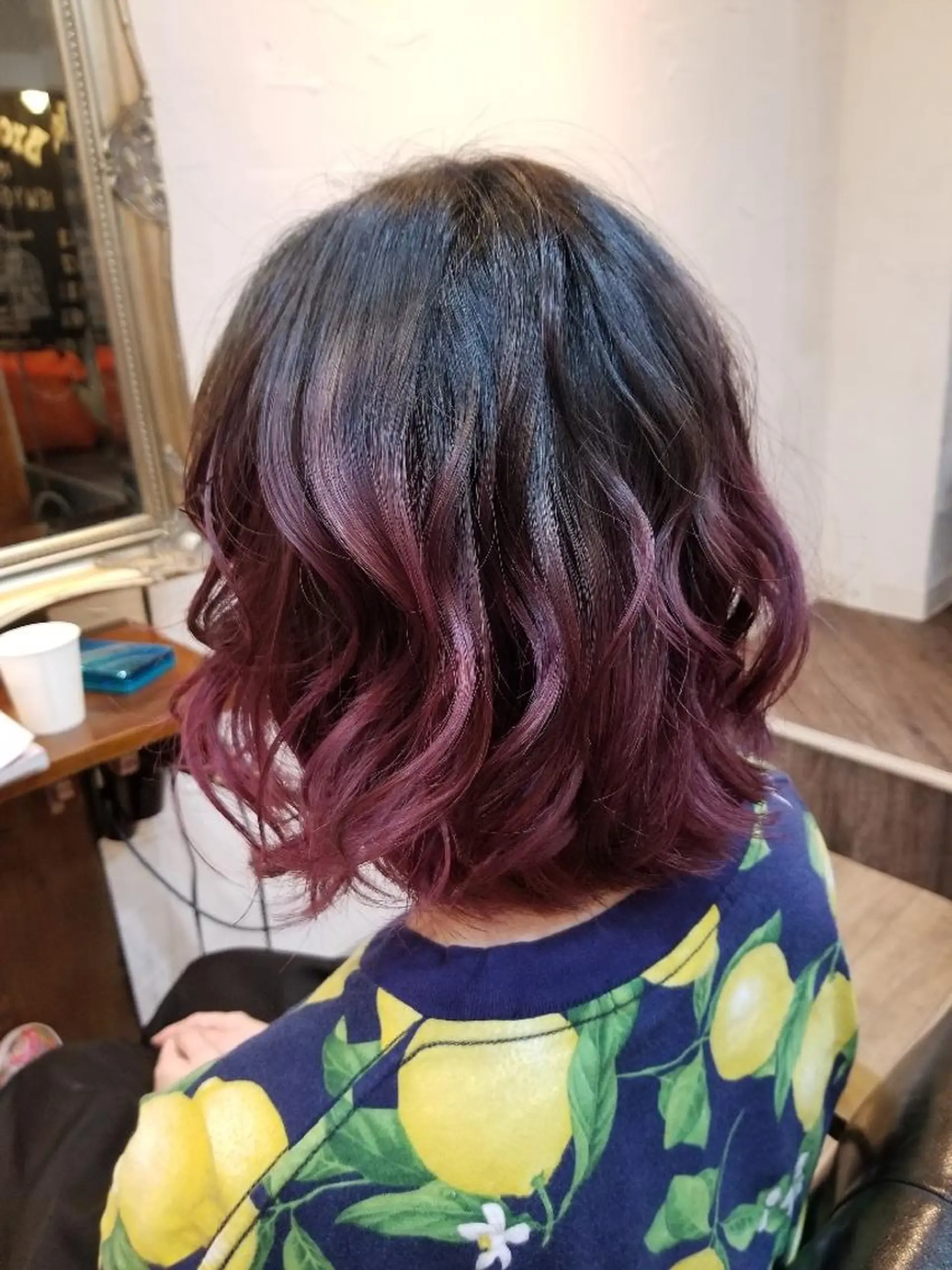 ミディアム カラー ヘアカラー bathair  所属・bathair 持田侑祐のヘアスタイル