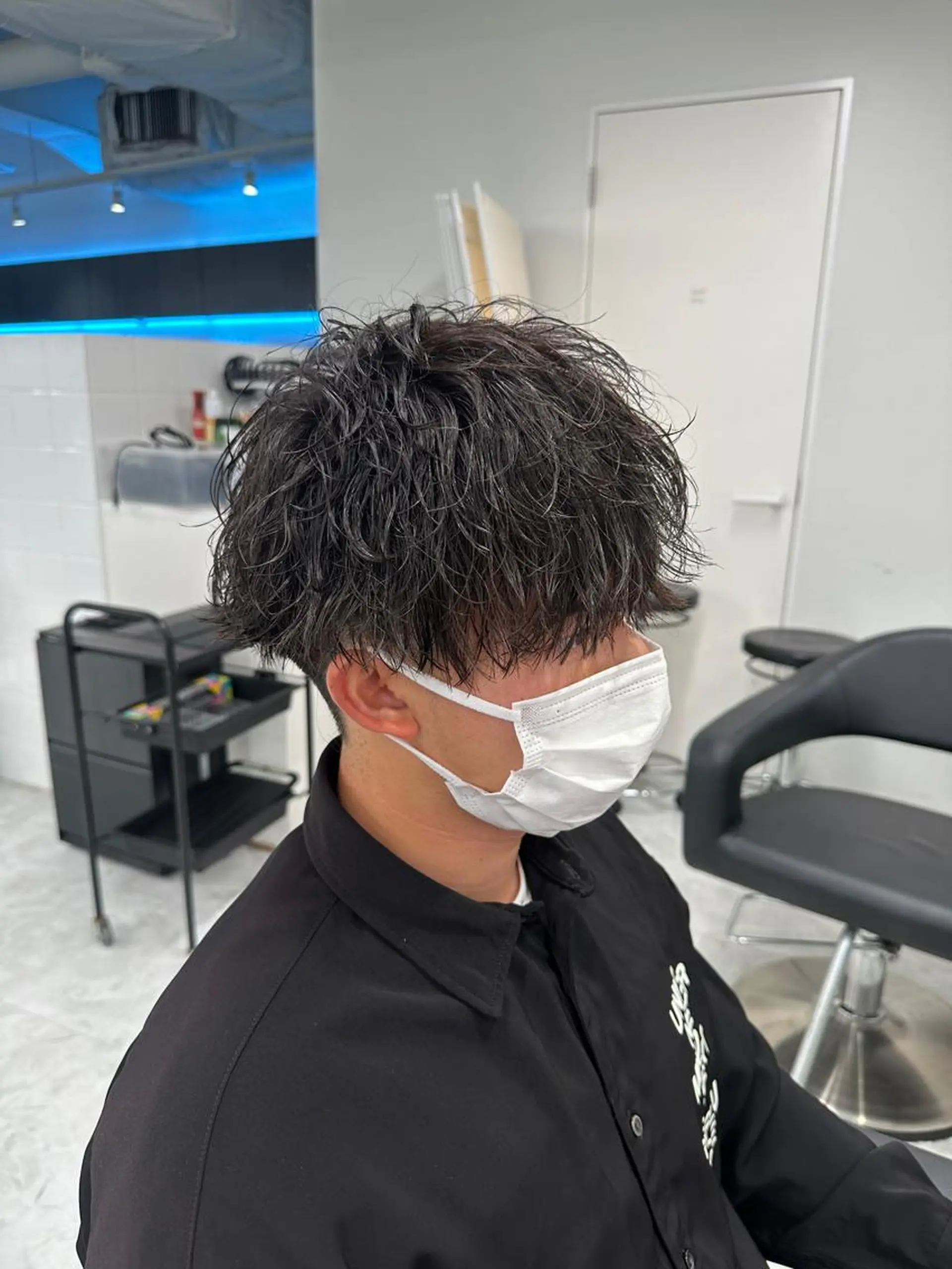 ショート カラー パーマ メンズ 【メンズサロン】 BLUCK 横浜のヘアスタイル