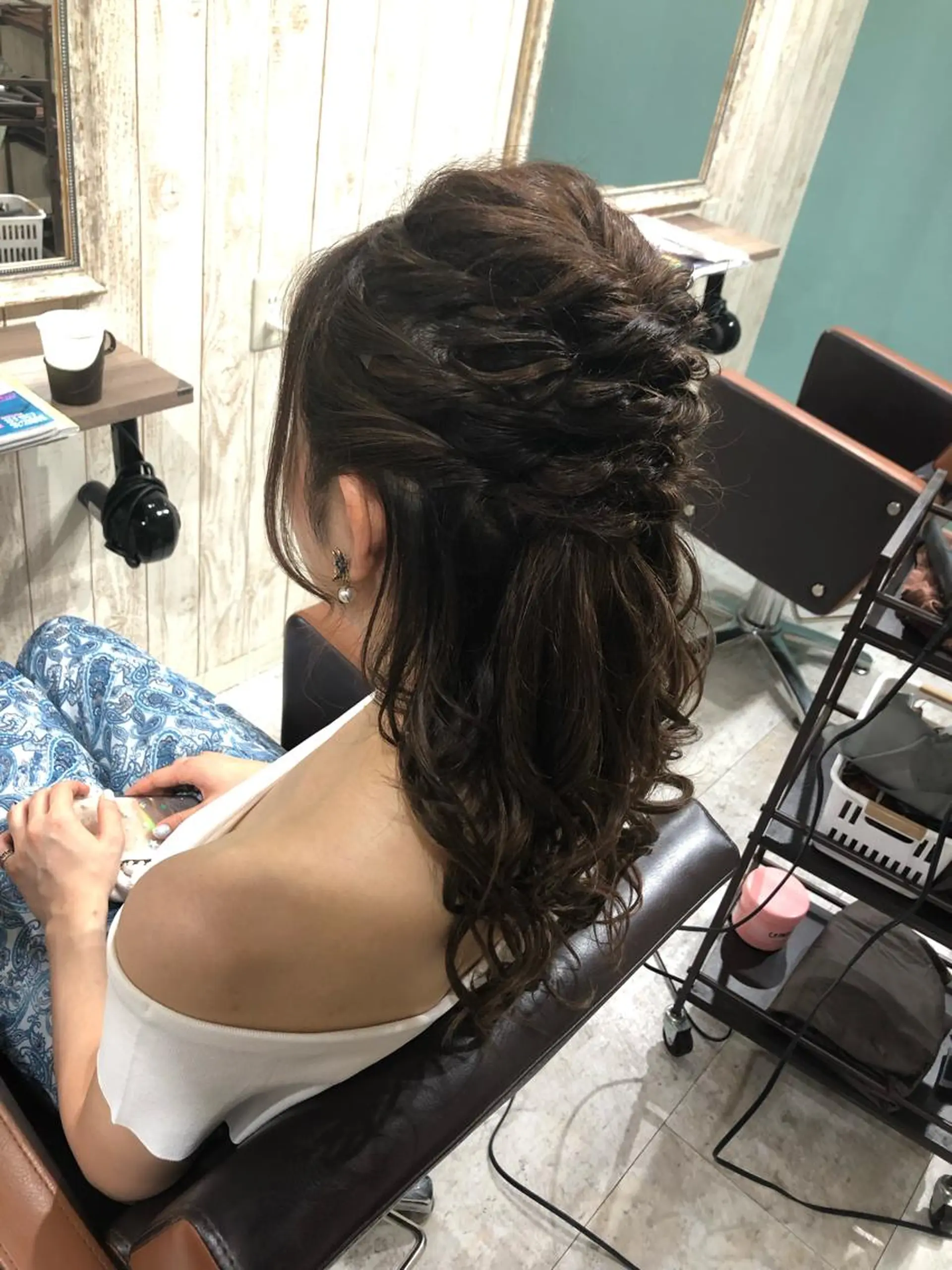 ヘアアレンジ みやもと まなみのヘアスタイル
