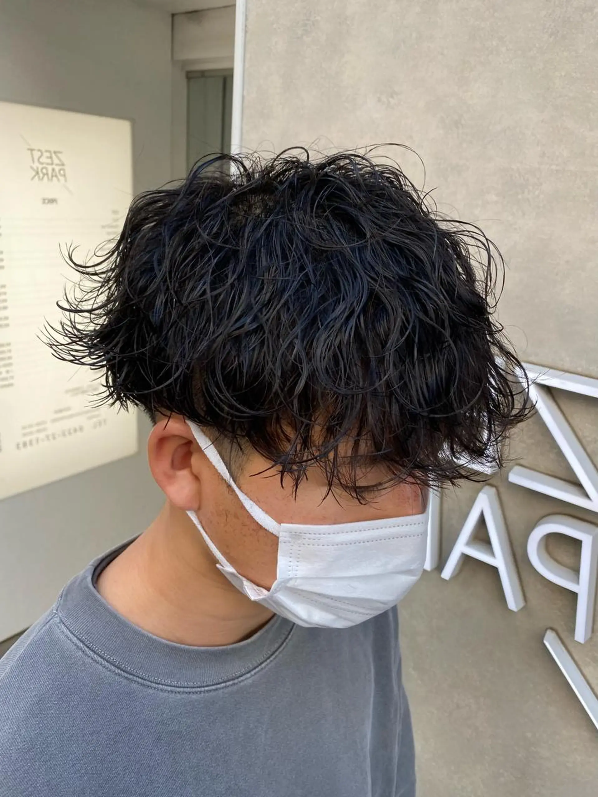 パーマ メンズ 新宿【メンズパーマ】 塩澤太一のヘアスタイル