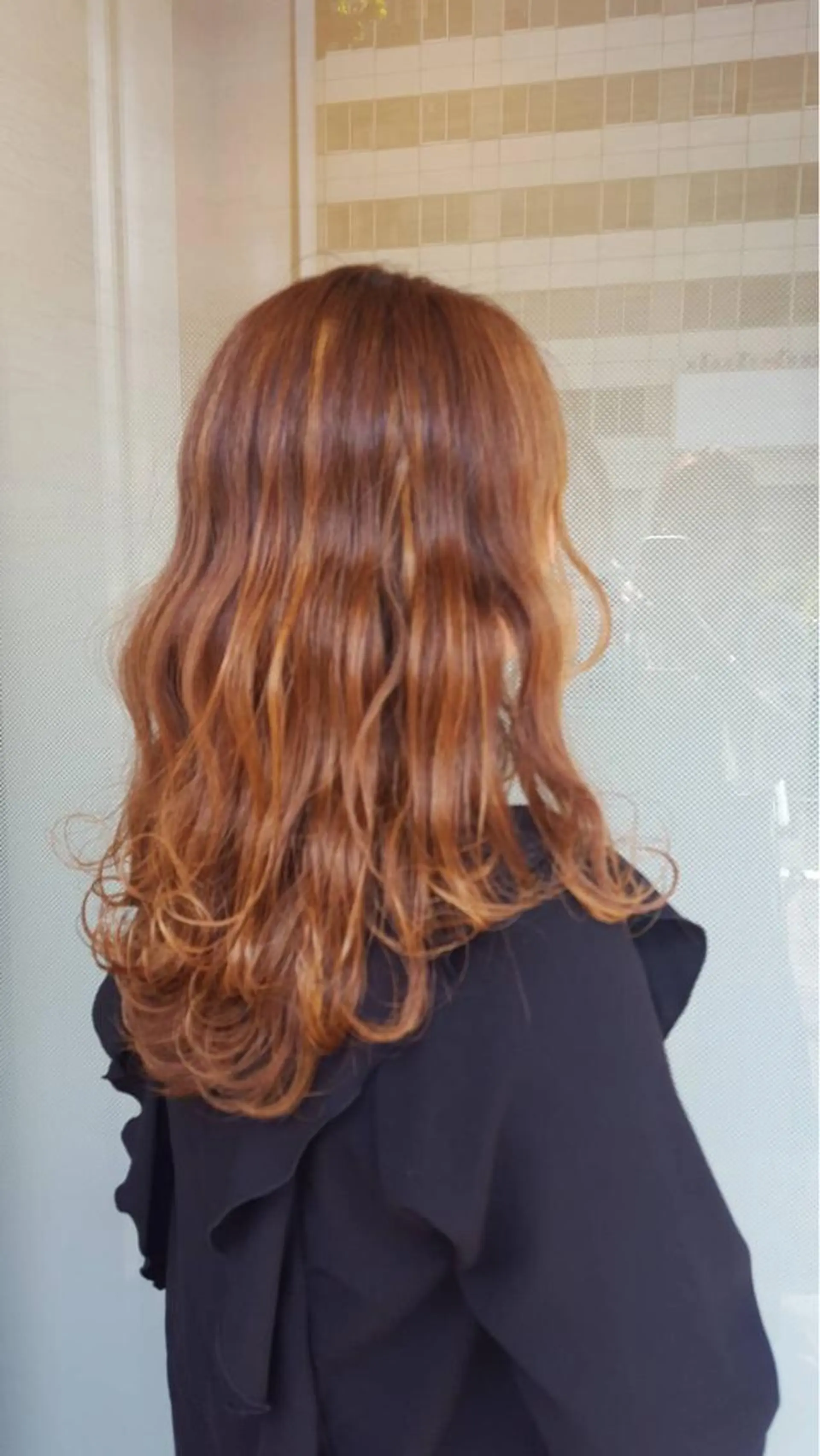 ロング カラー ラブーケ中川中島店 クラタチカコのヘアスタイル