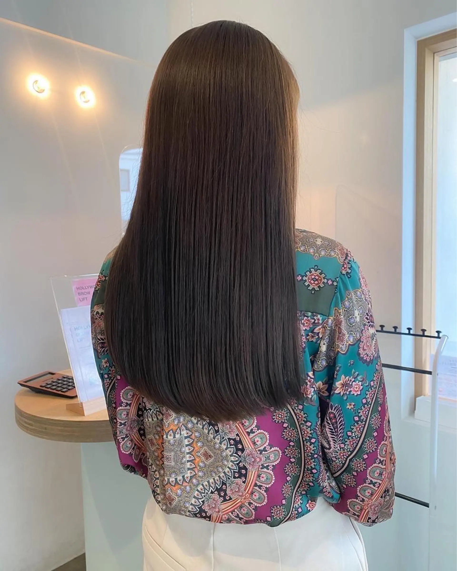 ロング カラー 透明感カラー オレンジ 学生 板谷みさき /似合わせBobのヘアスタイル