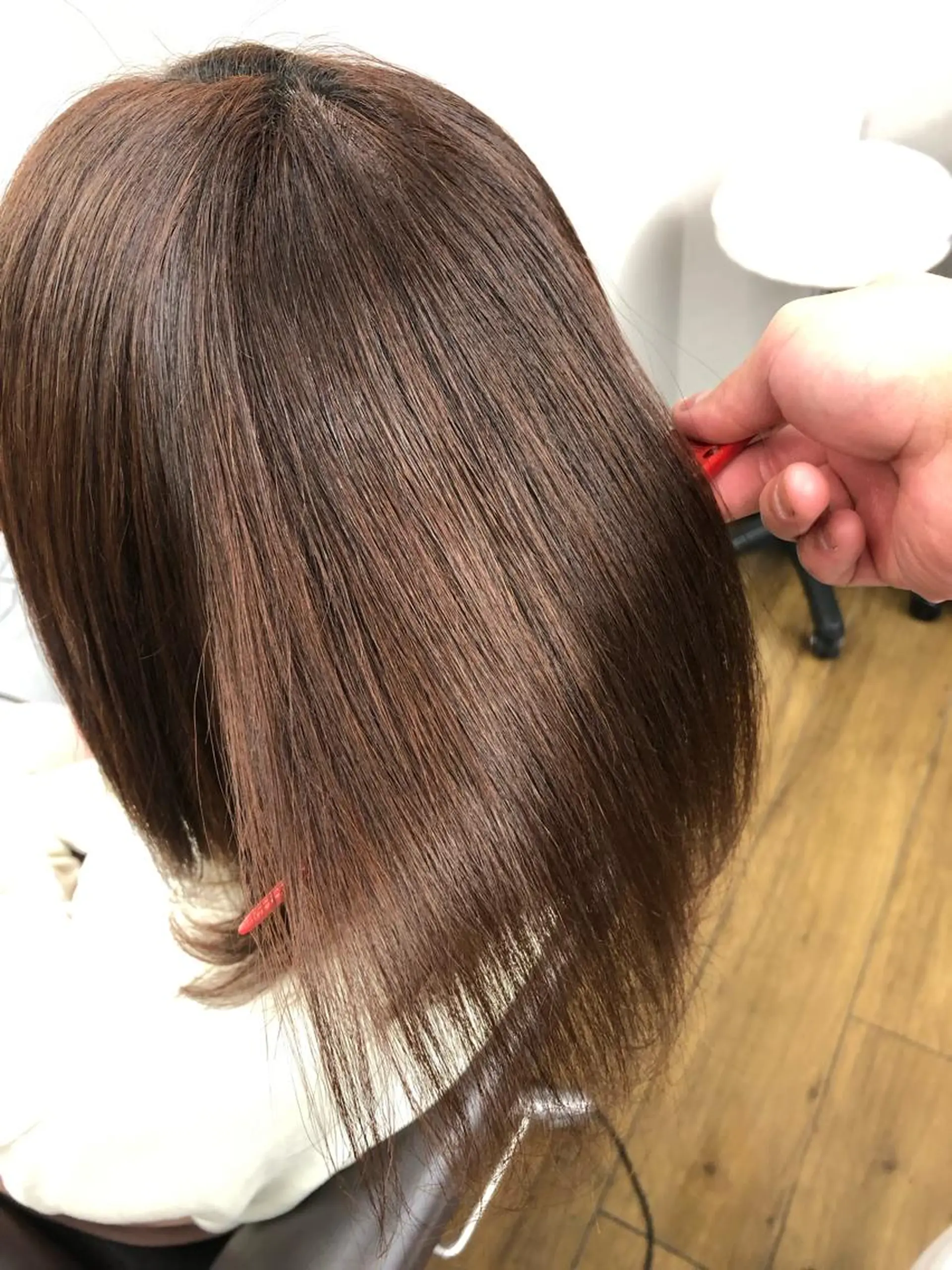 ミディアム 髪質改善 トリートメント レイヤー/エクステ alpha下妻のヘアスタイル