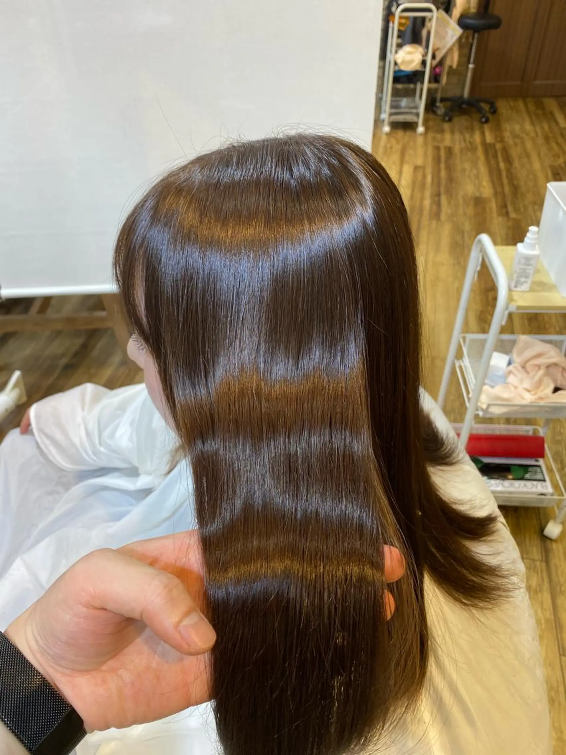 ロング カラー トリートメント 服部 樹季のヘアスタイル