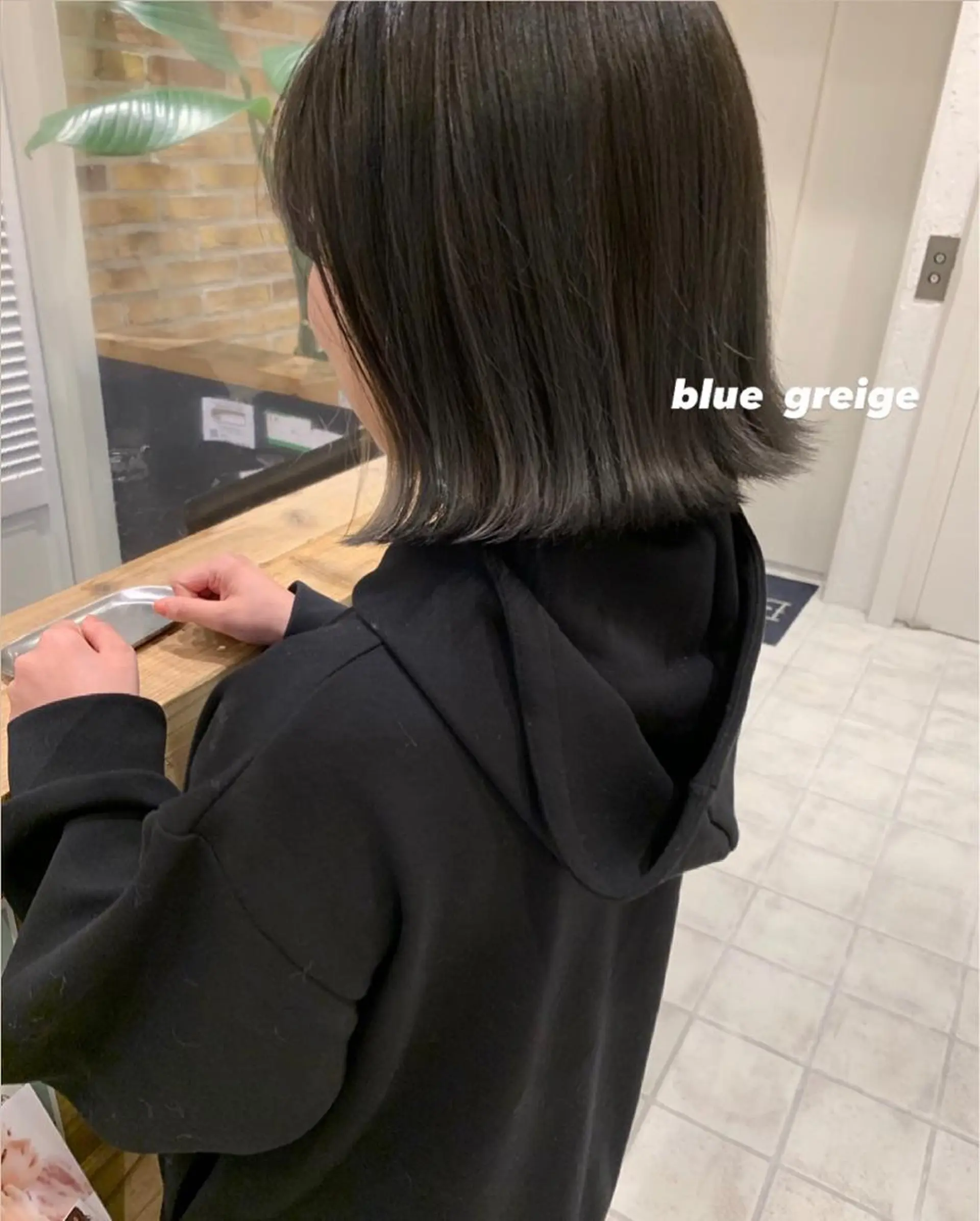 ミディアム カラー ヘアアレンジ ブルーカラー ブルージュ 🌟アレンジが似合う カラー🌟Rumiのヘアスタイル